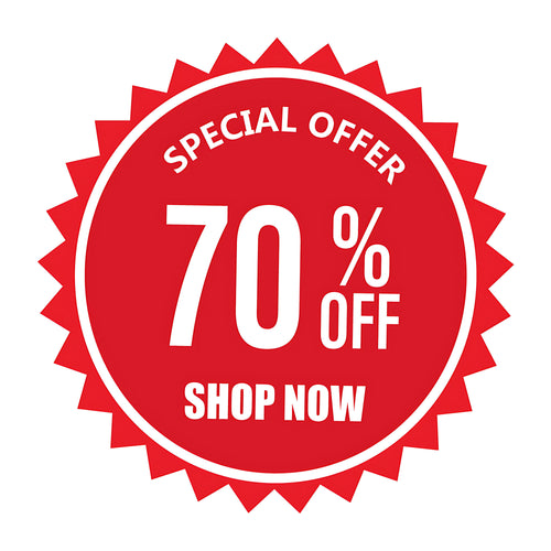 70% Off Special Offer Sale Window Sticker
