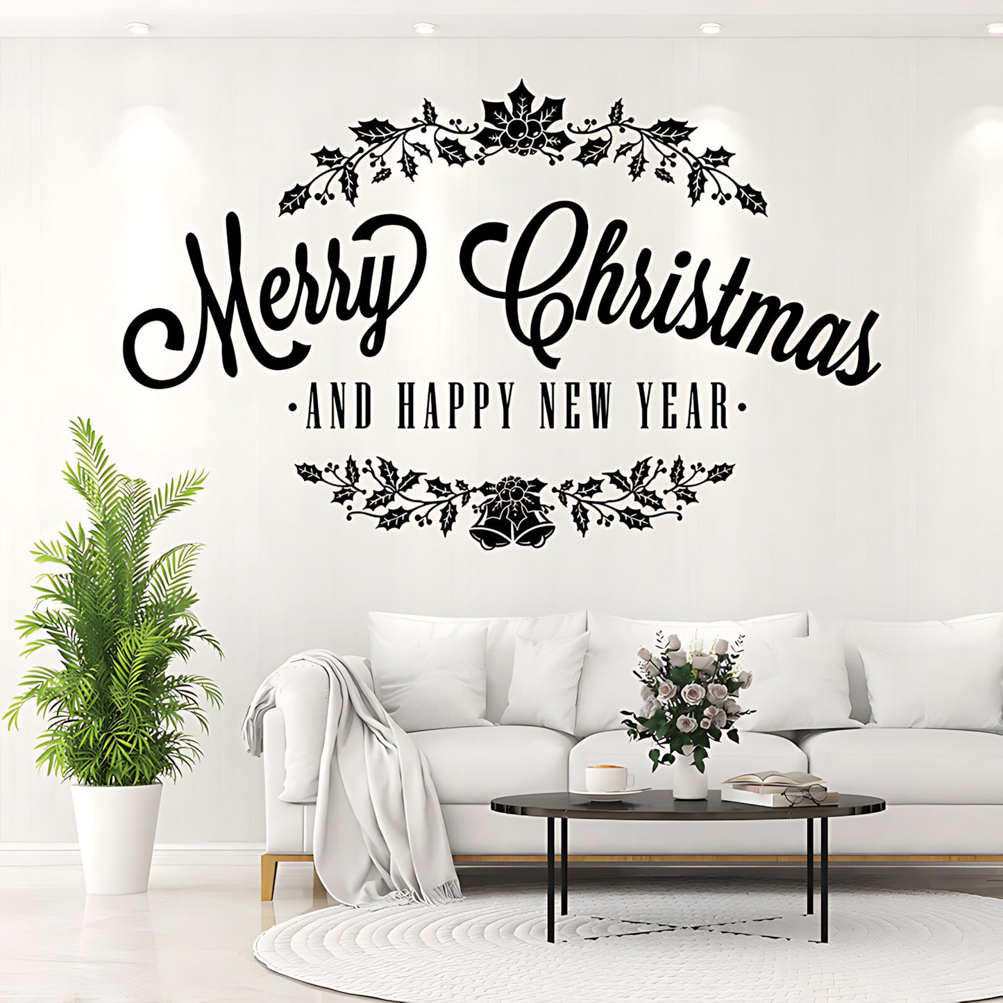 Christmas Tree Wall Sticker – Festive Holiday Vinyl Decal