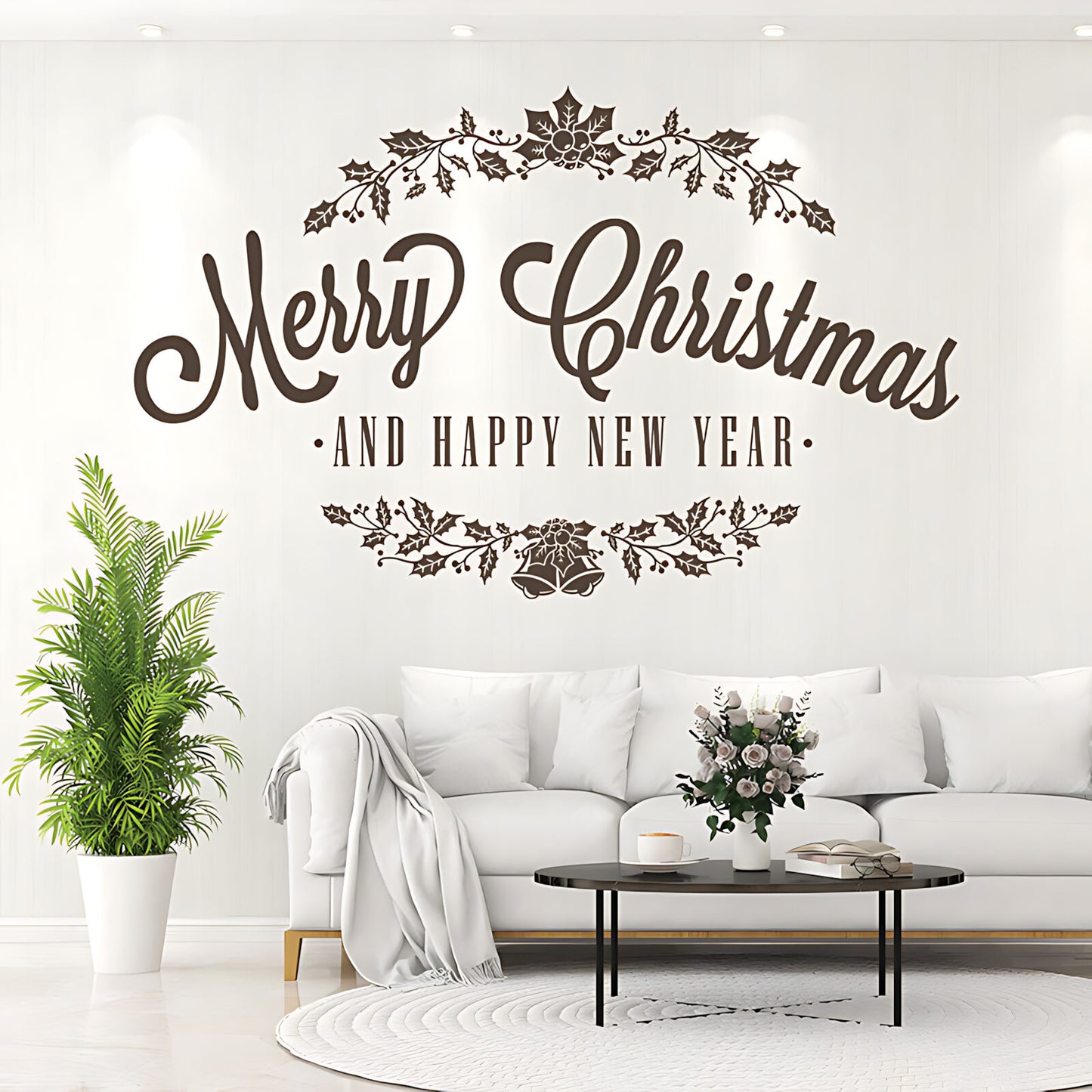 Christmas Tree Wall Sticker – Festive Holiday Vinyl Decal