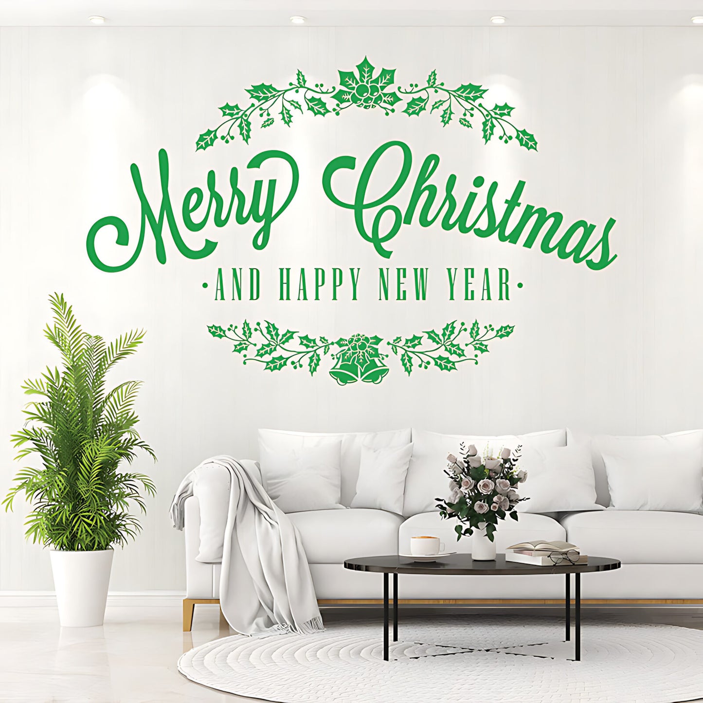 Christmas Tree Wall Sticker – Festive Holiday Vinyl Decal