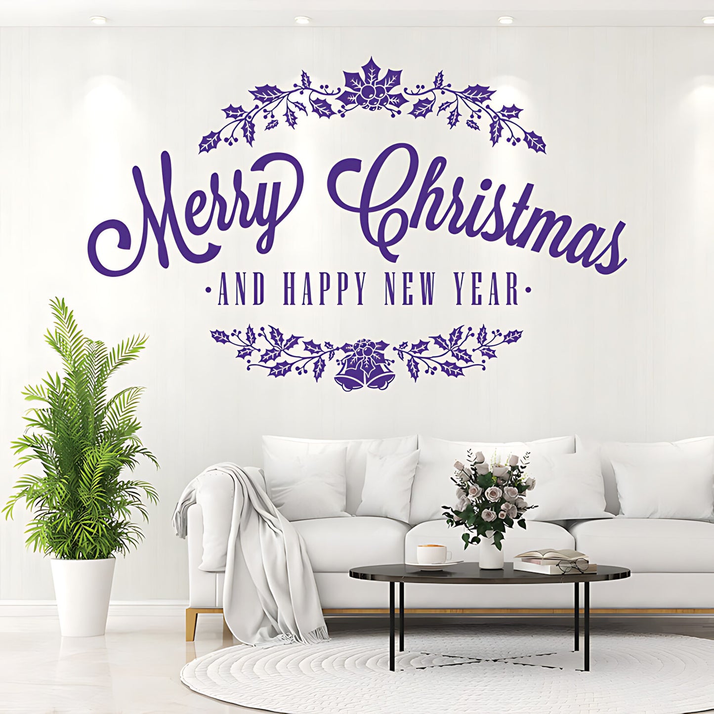 Christmas Tree Wall Sticker – Festive Holiday Vinyl Decal