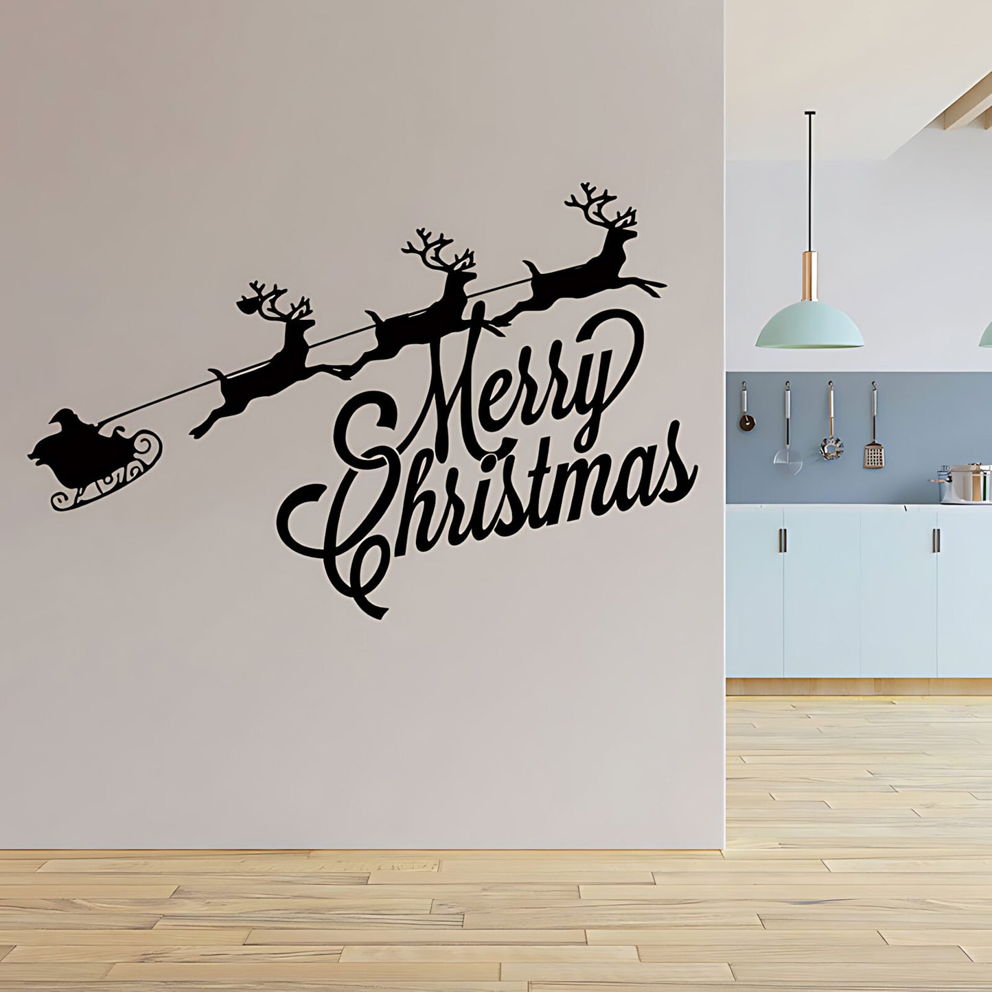 Santa Claus Holiday Wall Sticker - Add a Festive Touch to Your Space