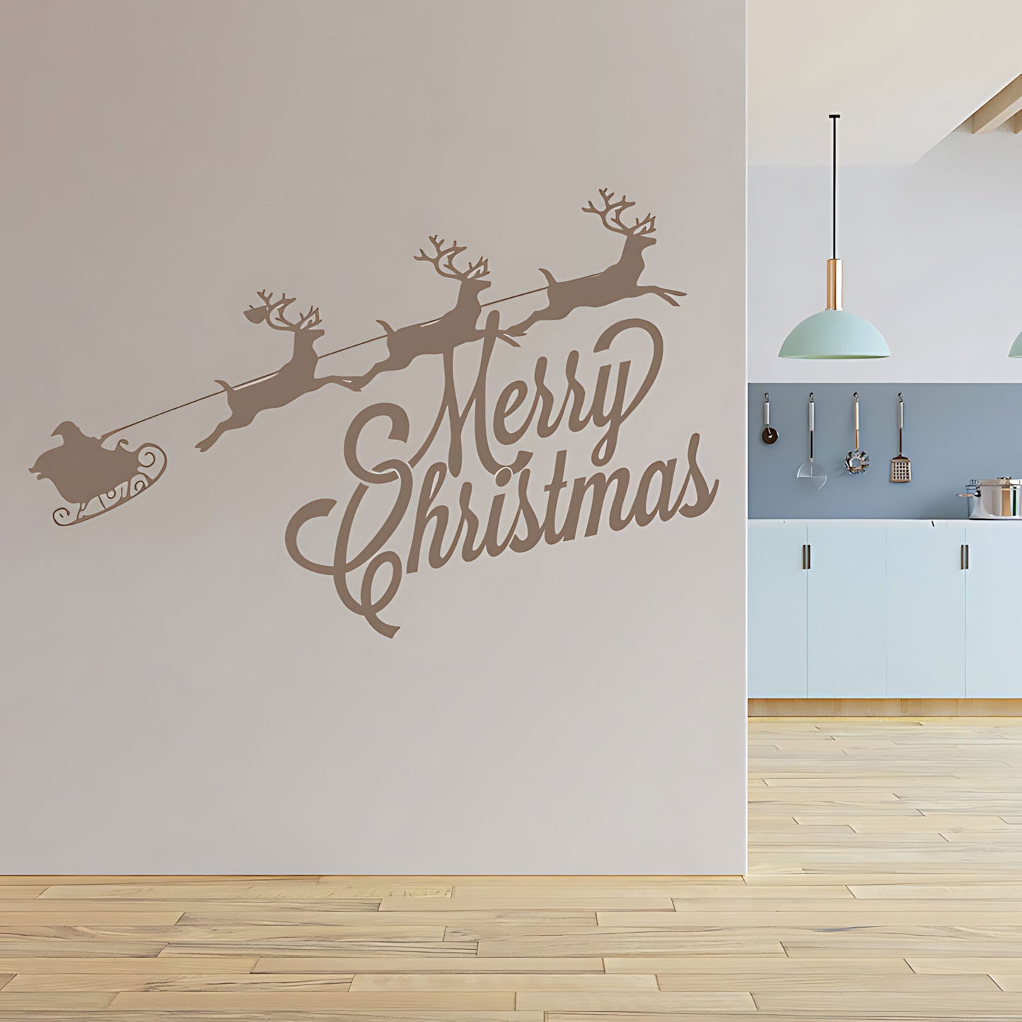 Santa Claus Holiday Wall Sticker - Add a Festive Touch to Your Space