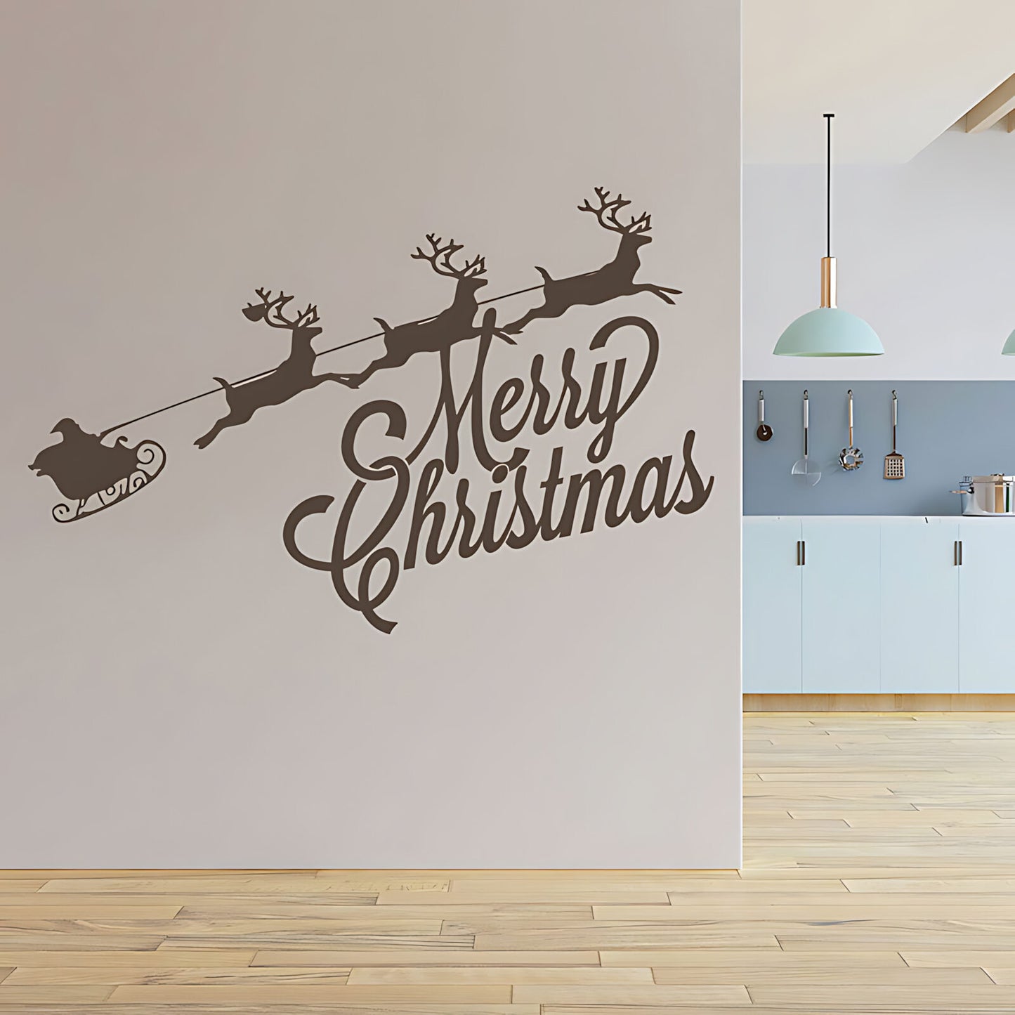 Santa Claus Holiday Wall Sticker - Add a Festive Touch to Your Space