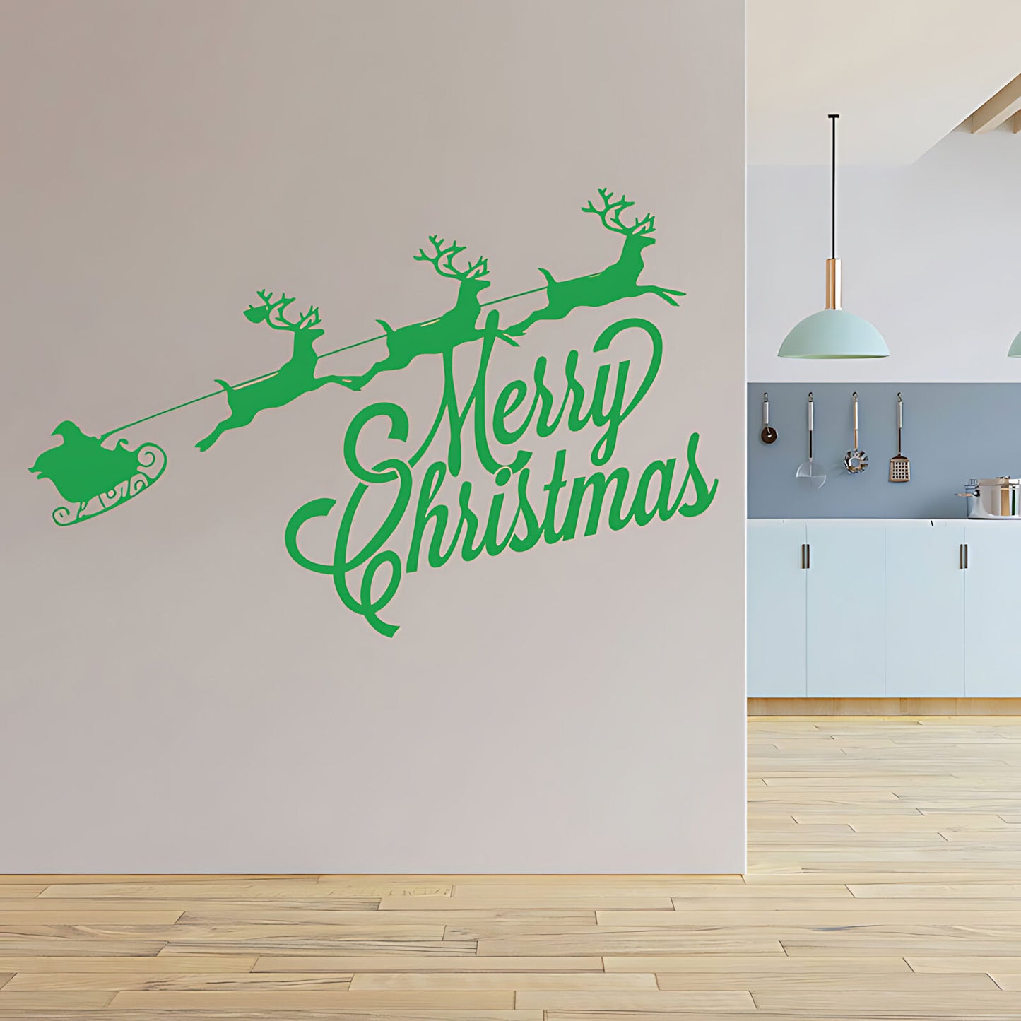 Santa Claus Holiday Wall Sticker - Add a Festive Touch to Your Space