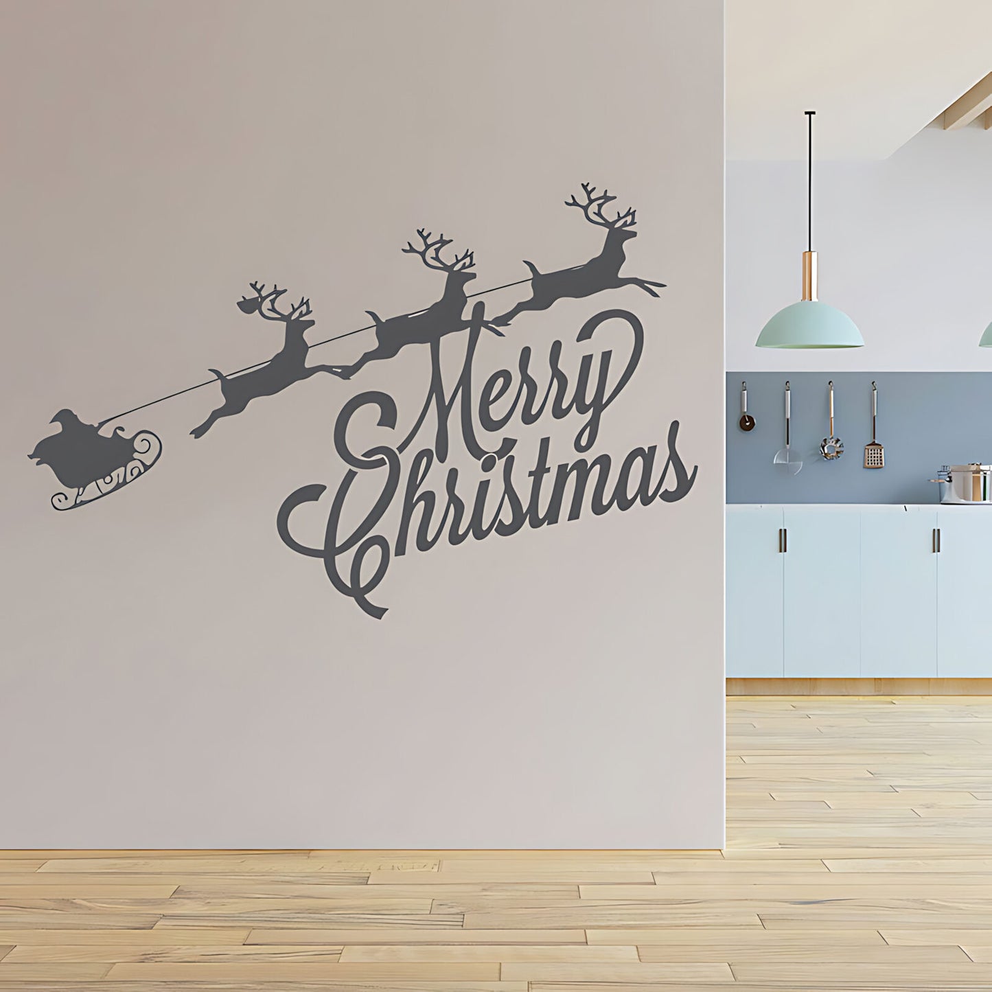 Santa Claus Holiday Wall Sticker - Add a Festive Touch to Your Space