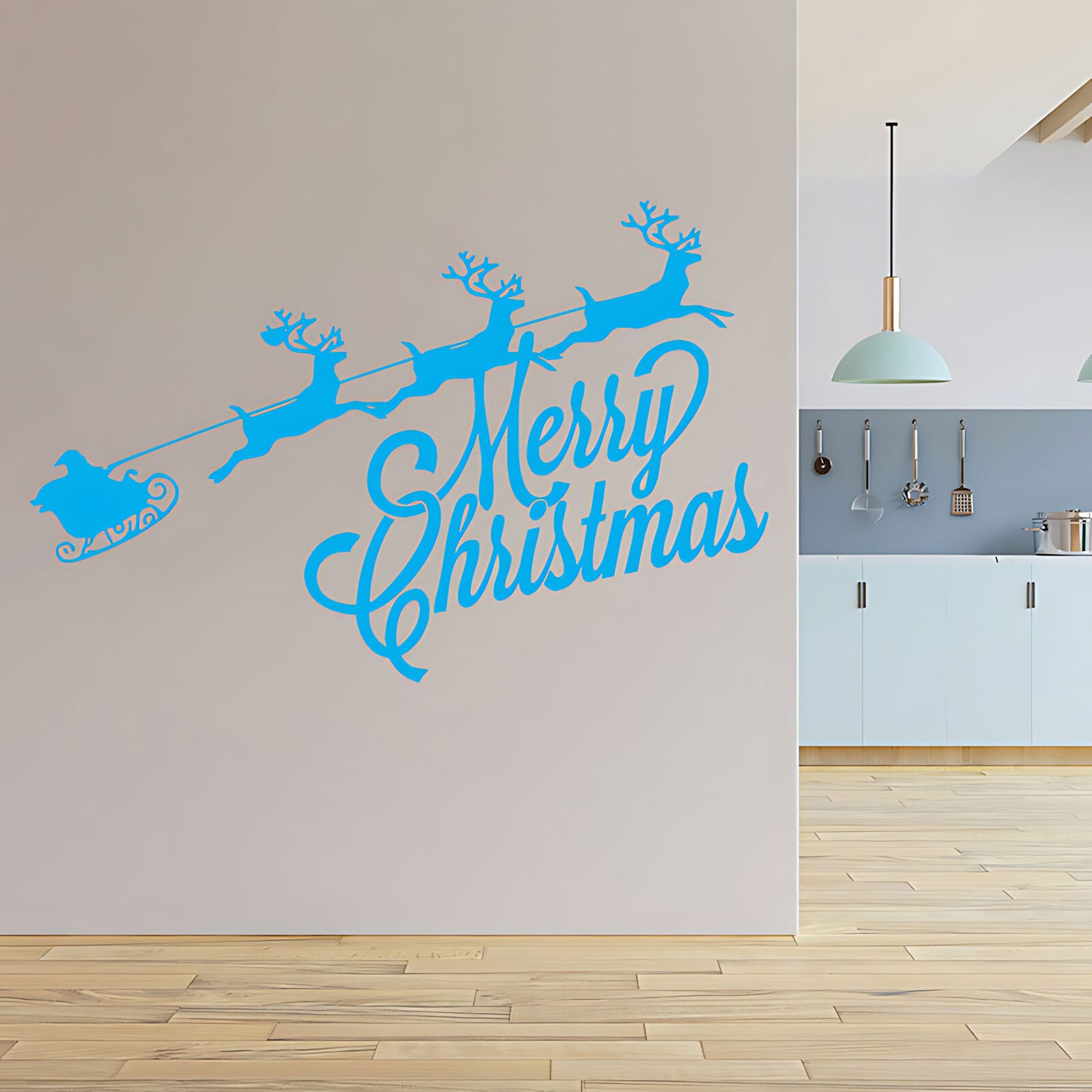 Santa Claus Holiday Wall Sticker - Add a Festive Touch to Your Space