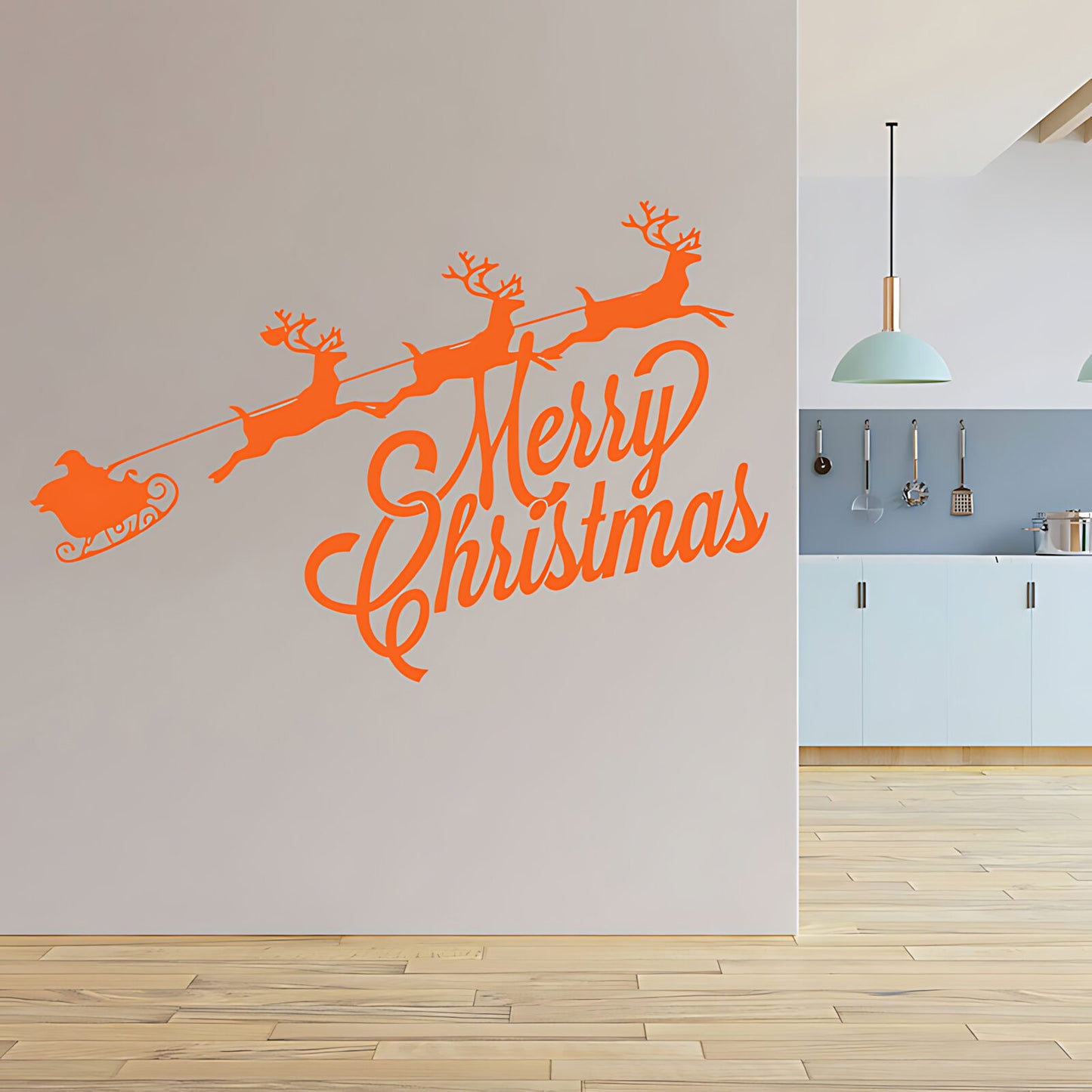Santa Claus Holiday Wall Sticker - Add a Festive Touch to Your Space