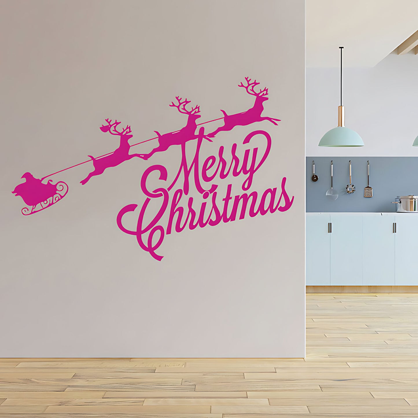 Santa Claus Holiday Wall Sticker - Add a Festive Touch to Your Space
