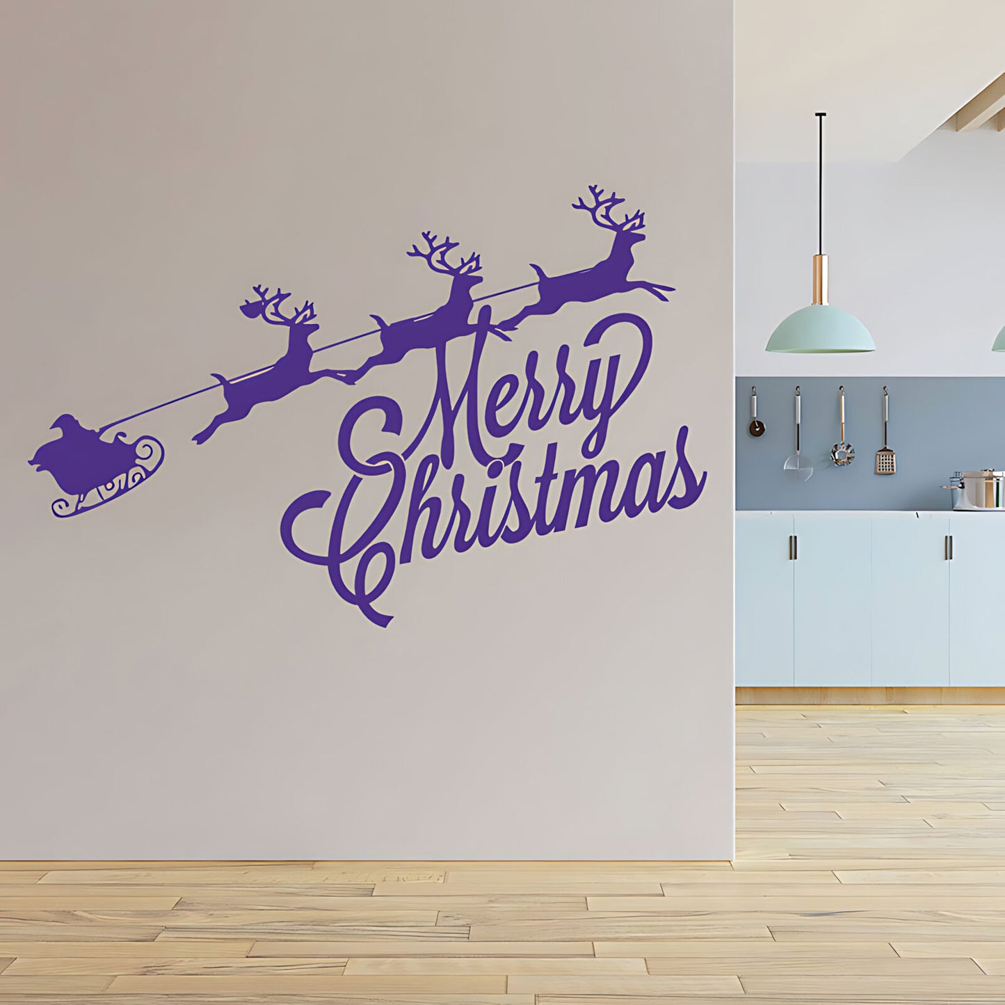 Santa Claus Holiday Wall Sticker - Add a Festive Touch to Your Space