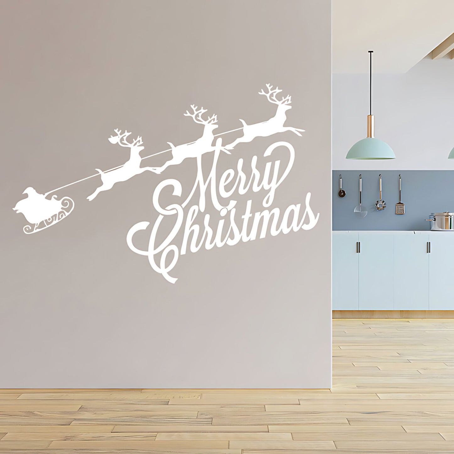 Santa Claus Holiday Wall Sticker - Add a Festive Touch to Your Space