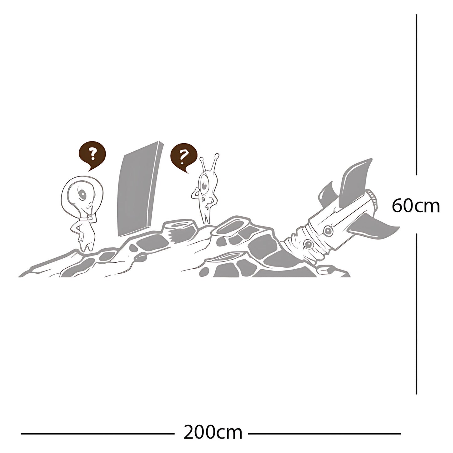 Alien Crashed rocket