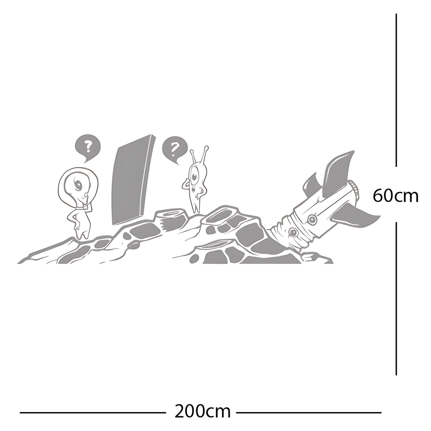 Alien Crashed rocket