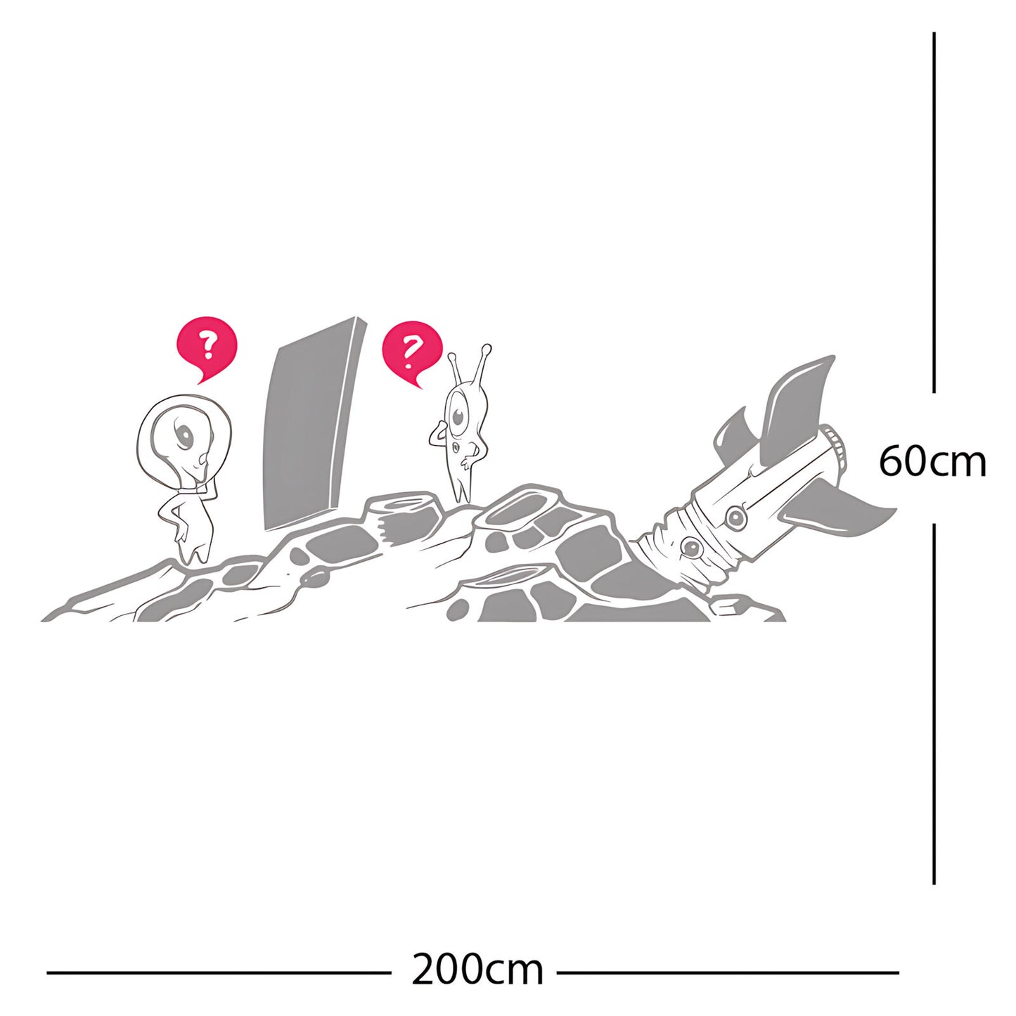 Alien Crashed rocket