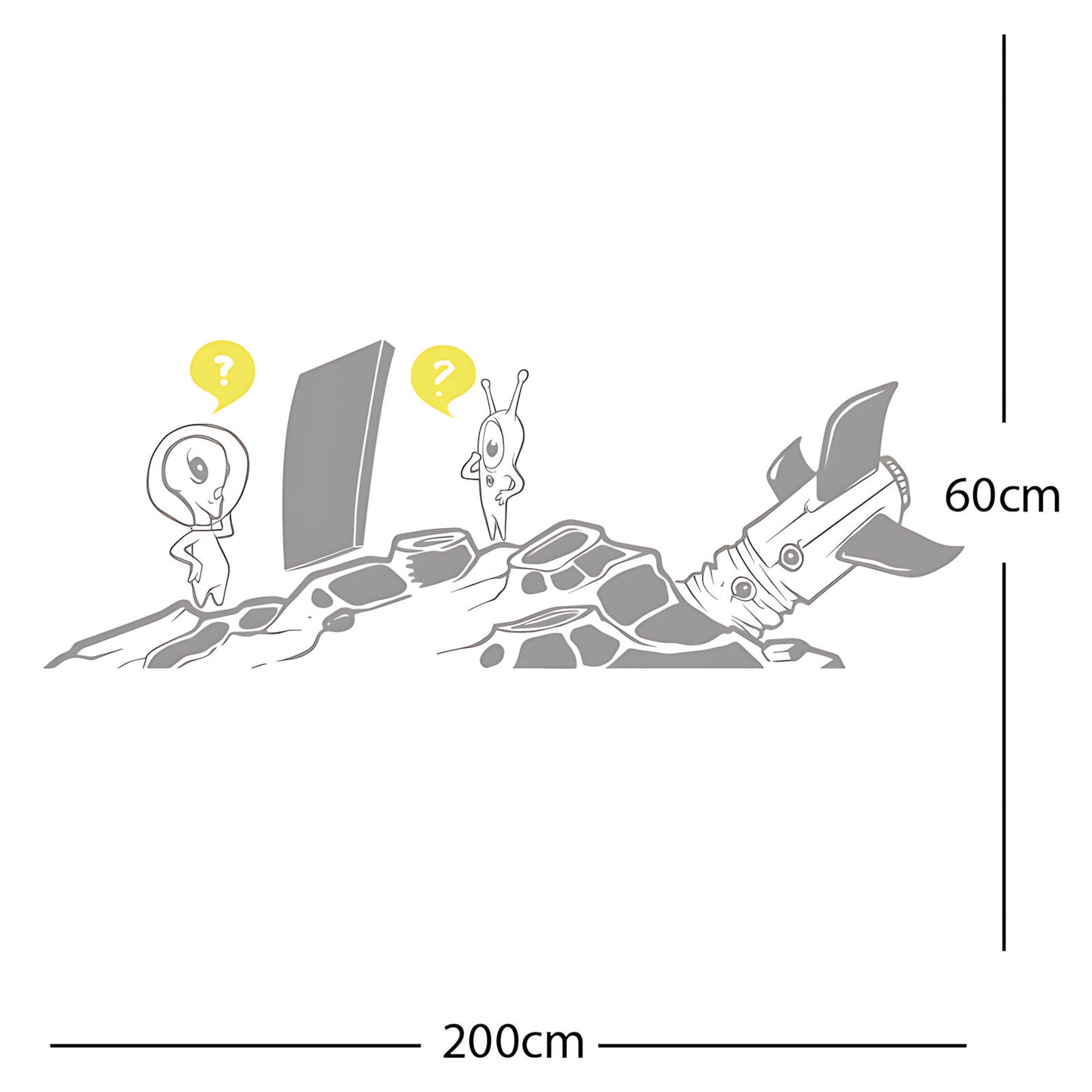 Alien Crashed rocket