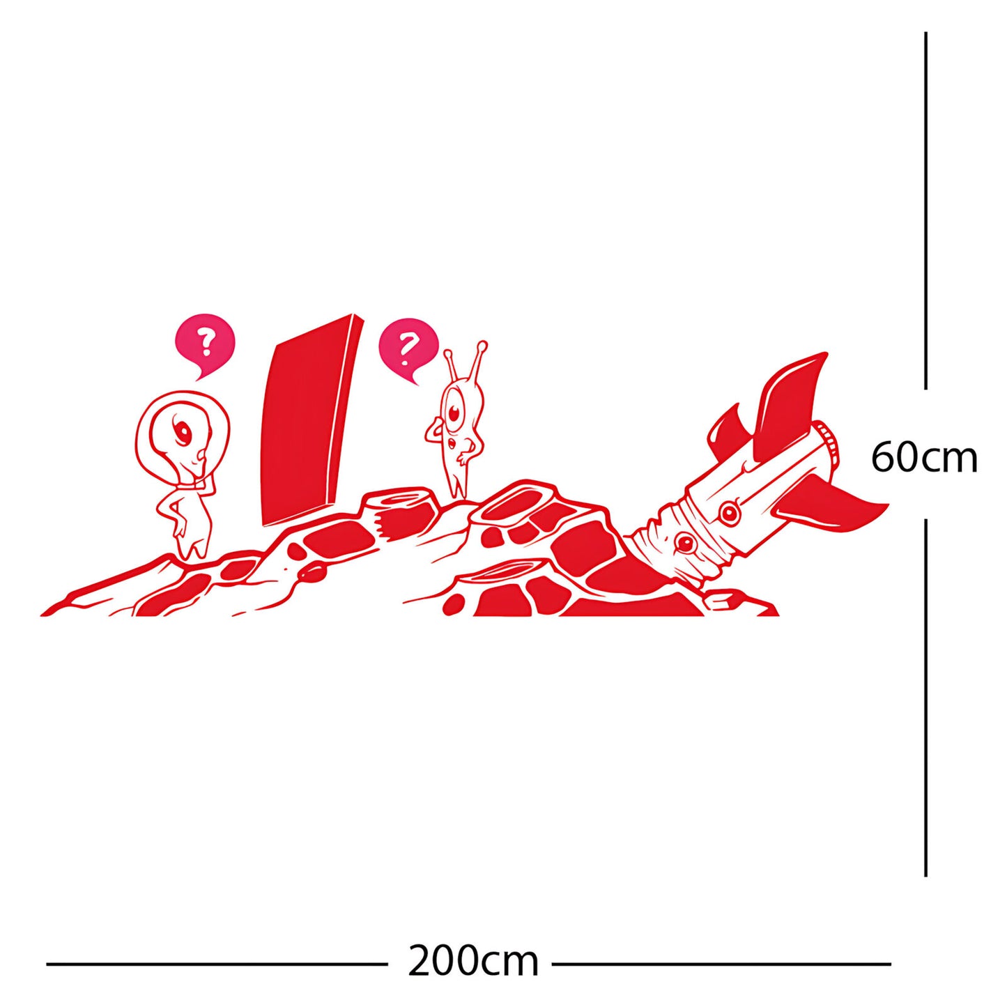 Alien Crashed rocket