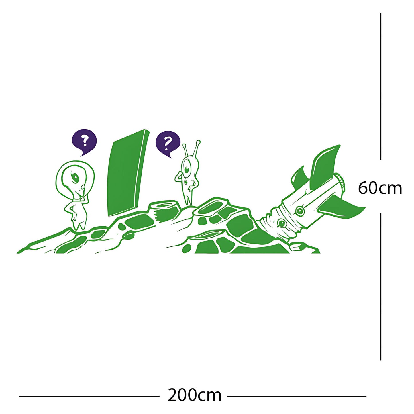 Alien Crashed rocket