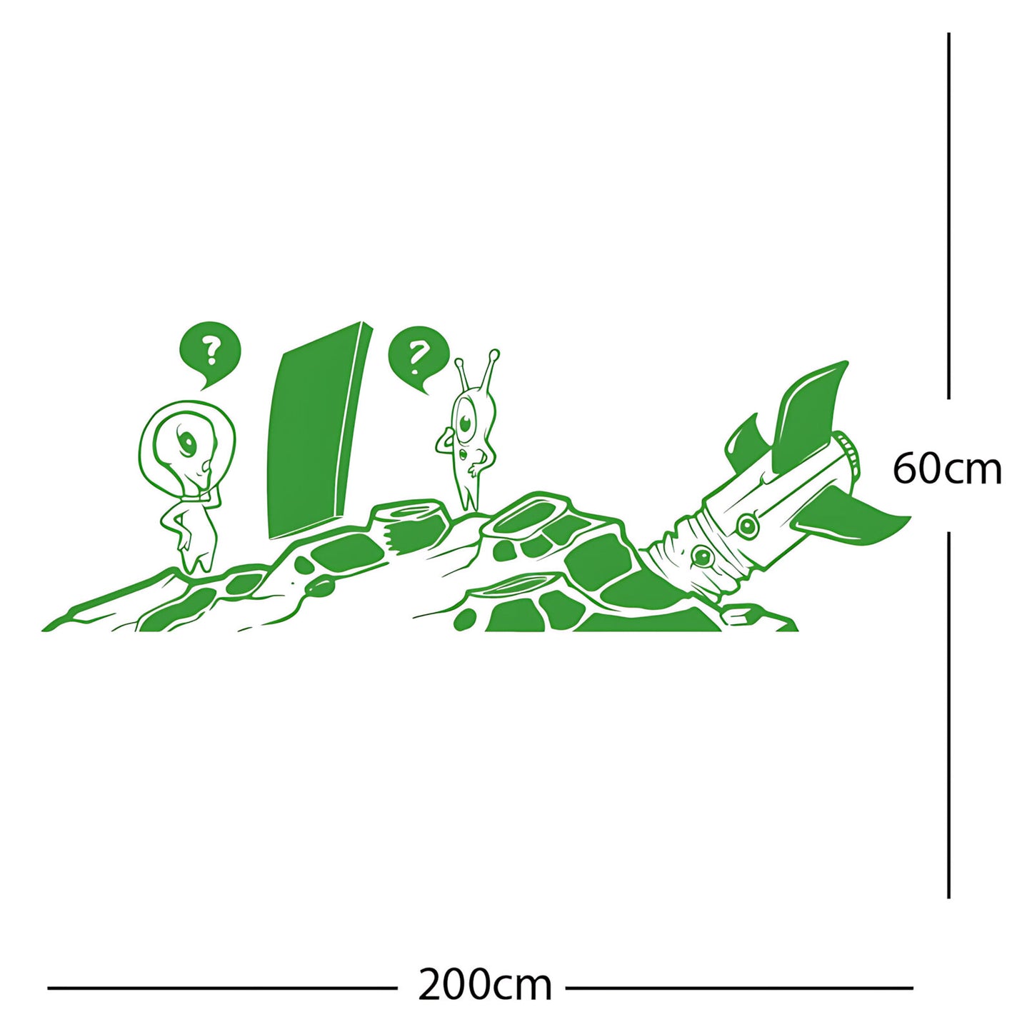 Alien Crashed rocket