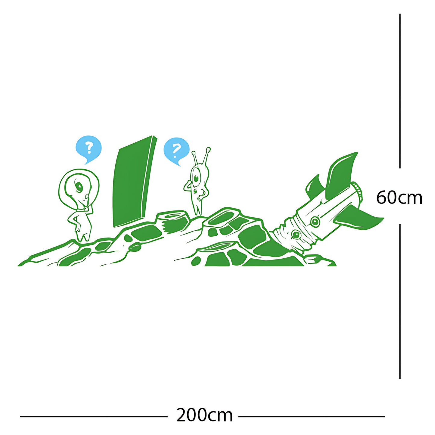 Alien Crashed rocket