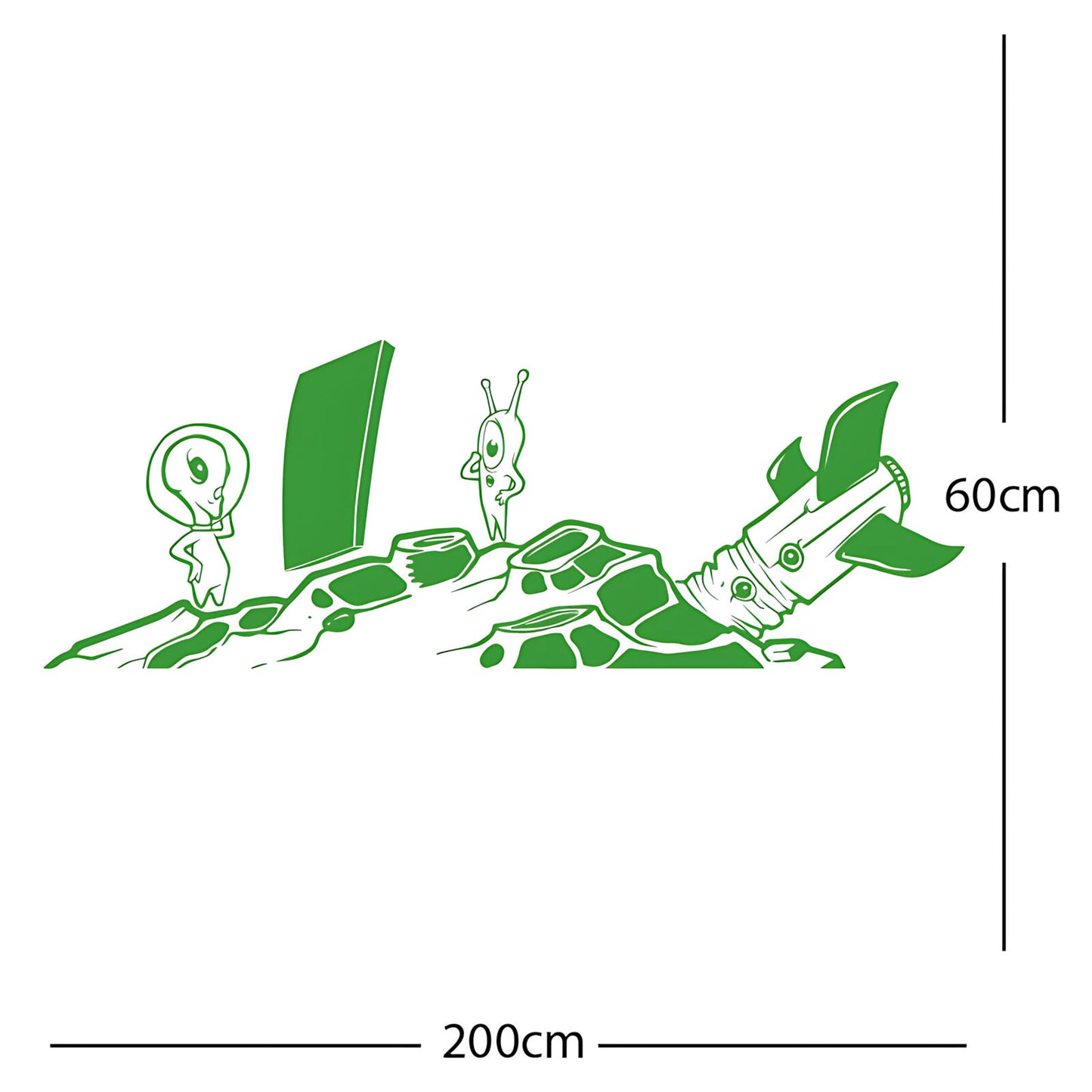 Alien Crashed rocket