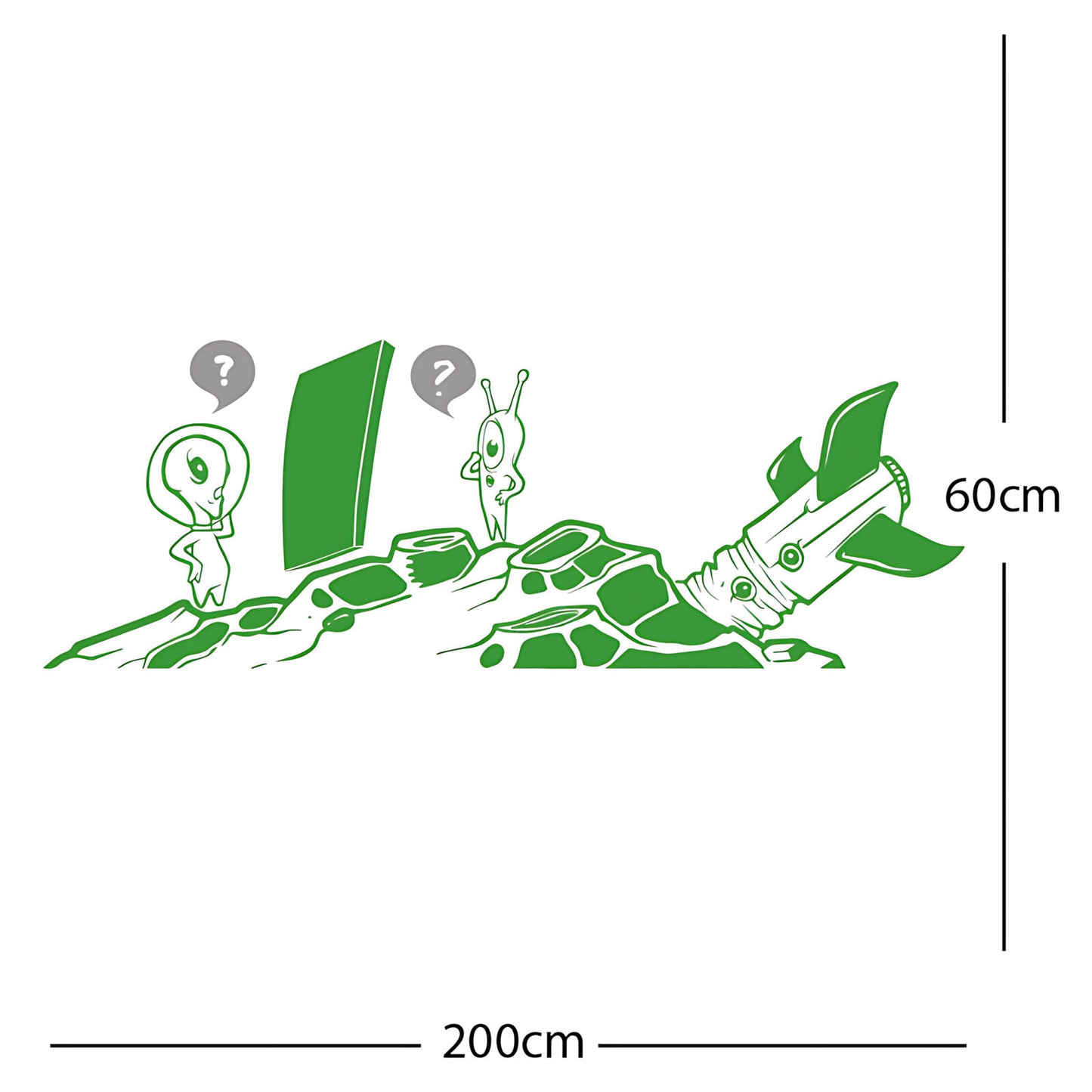 Alien Crashed rocket