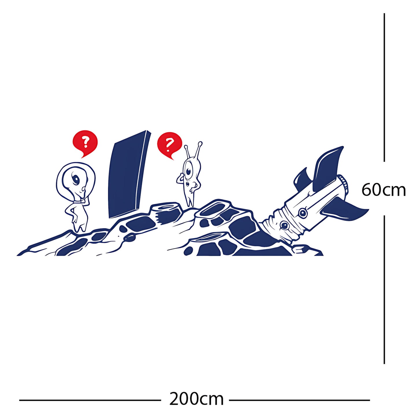 Alien Crashed rocket