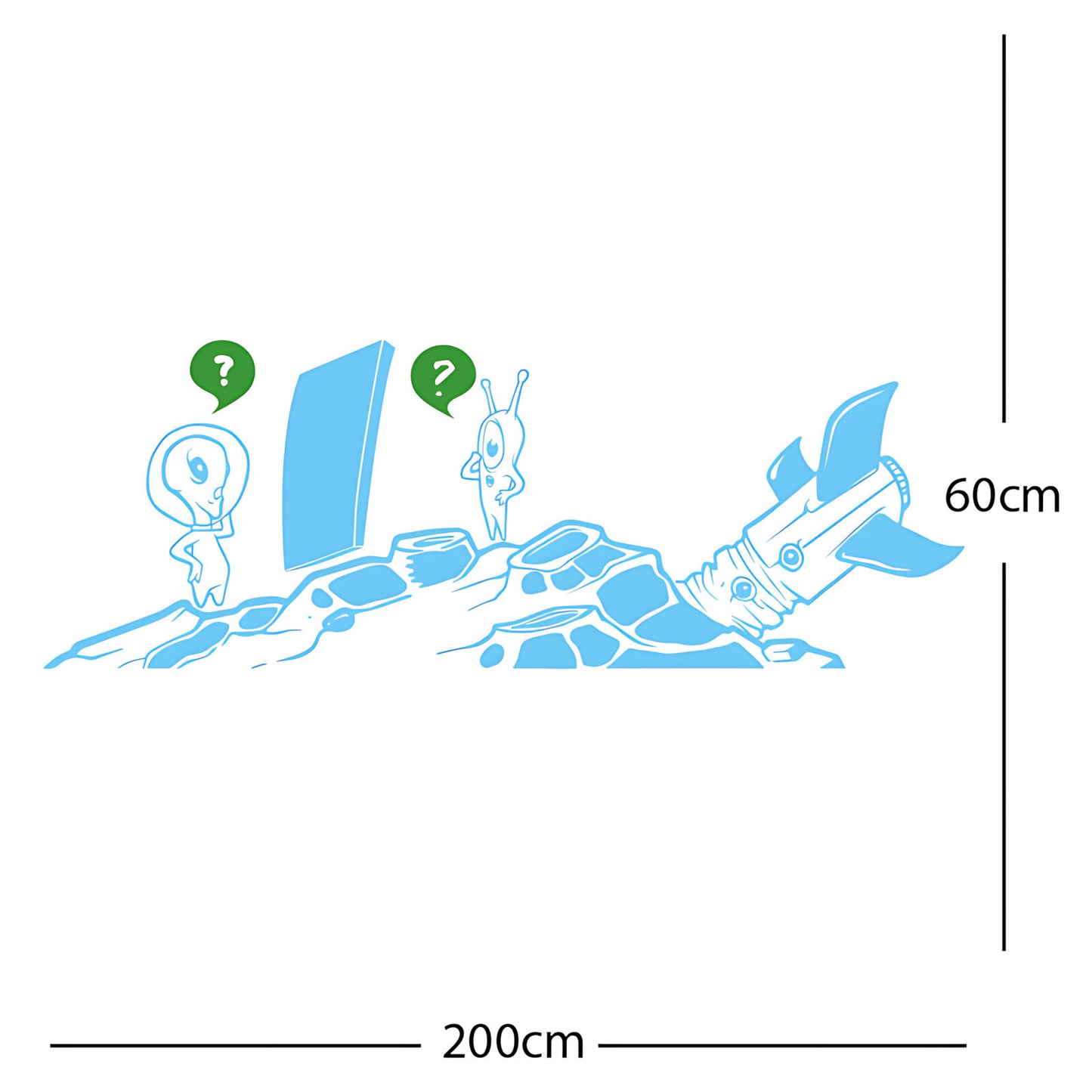 Alien Crashed rocket