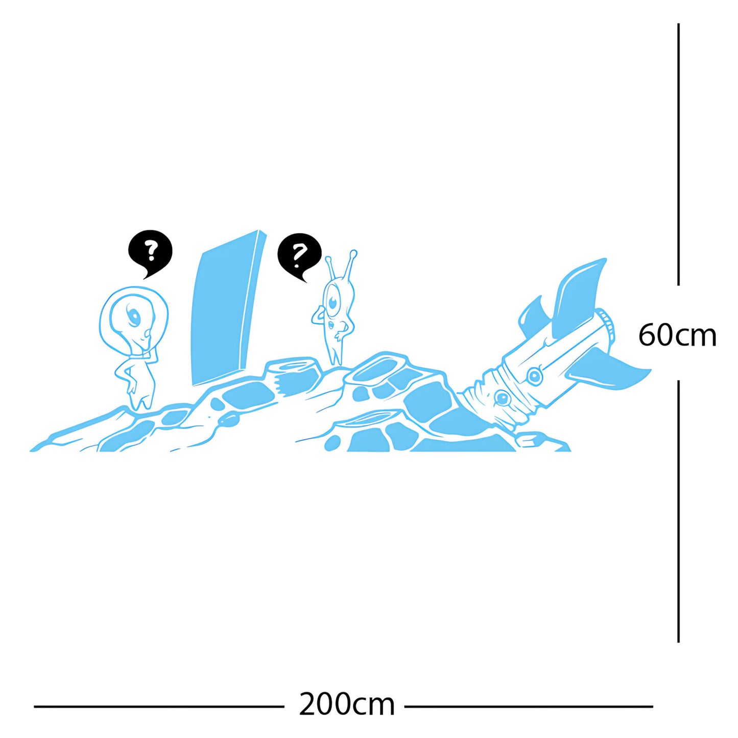 Alien Crashed rocket