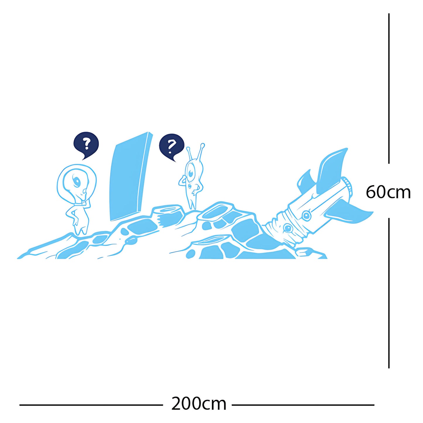 Alien Crashed rocket