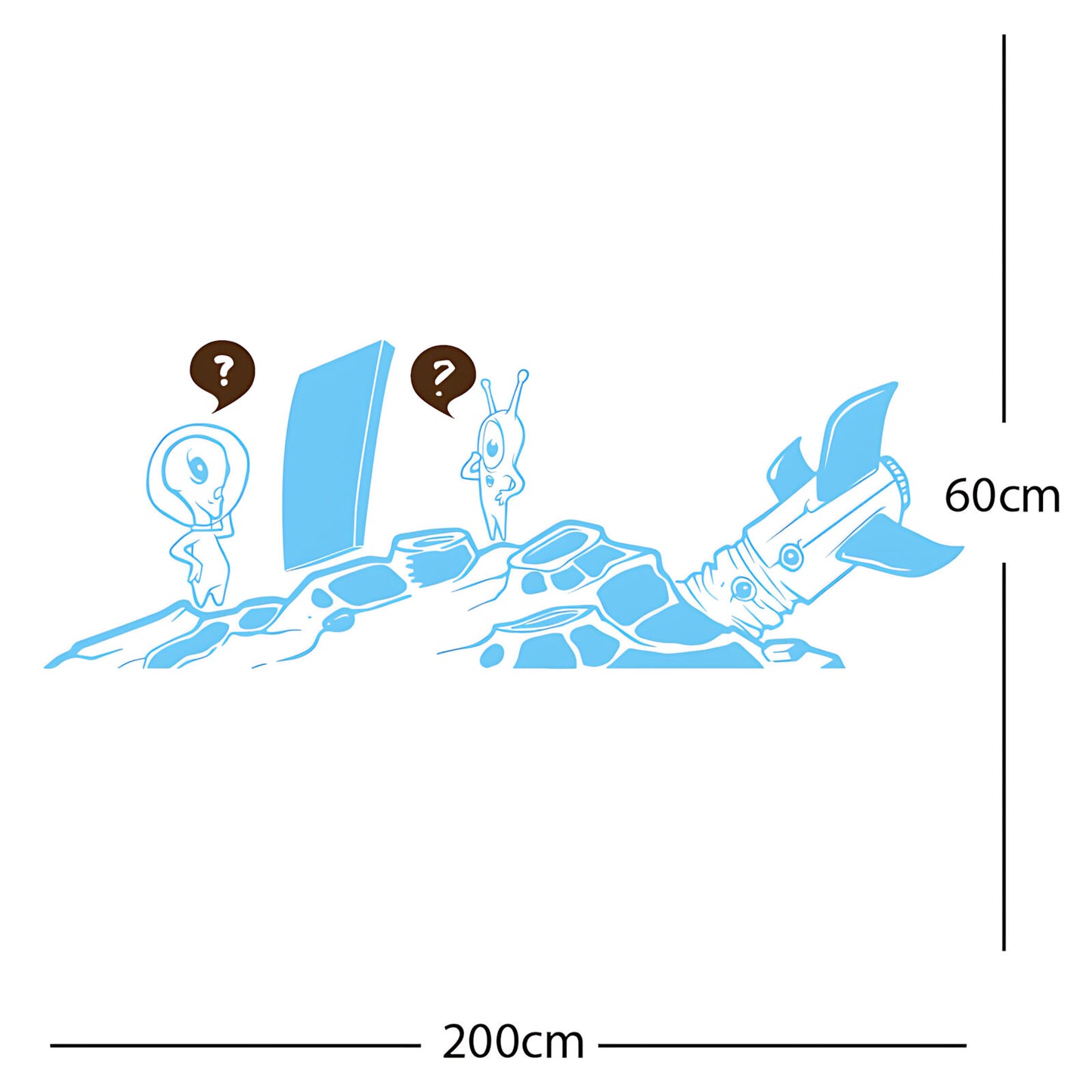 Alien Crashed rocket