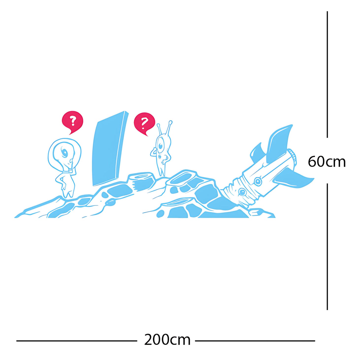 Alien Crashed rocket