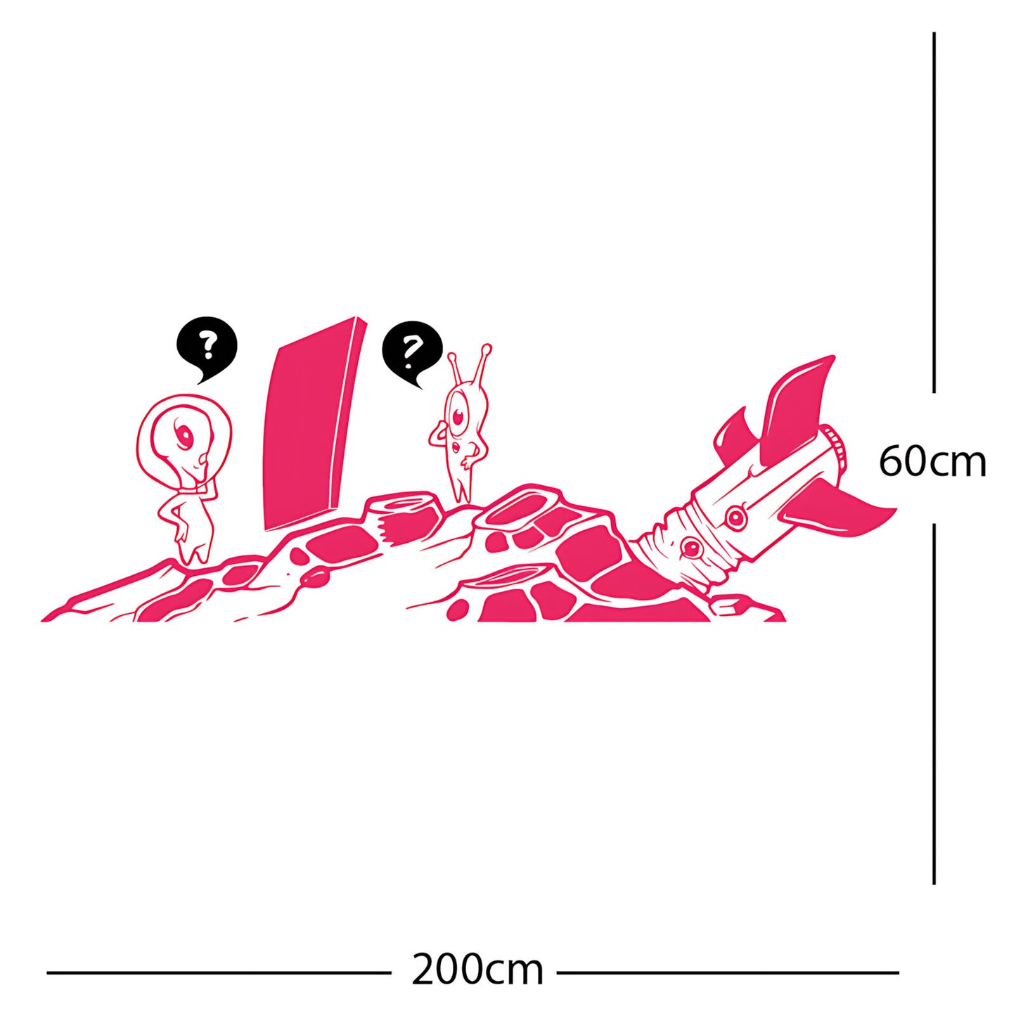 Alien Crashed rocket