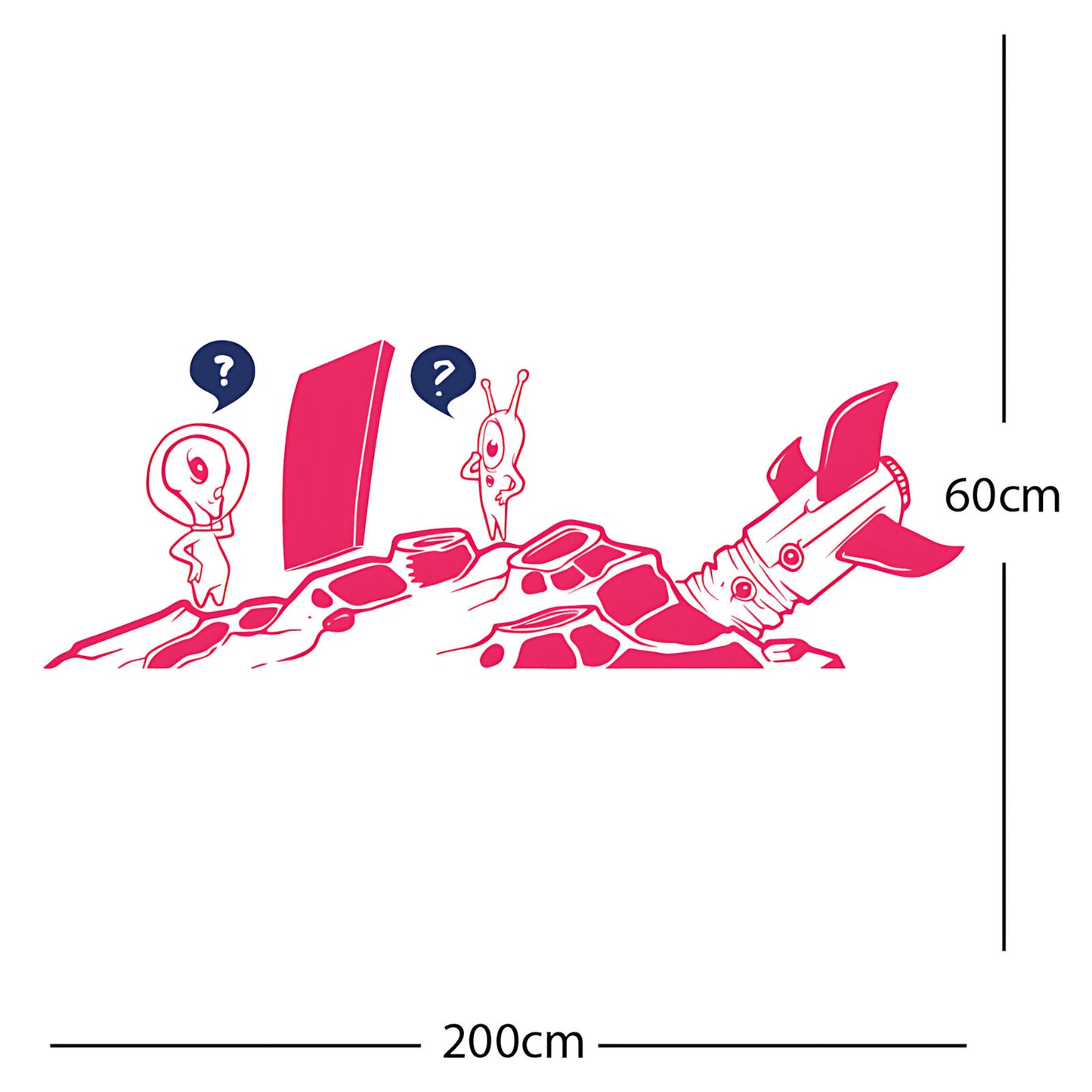 Alien Crashed rocket