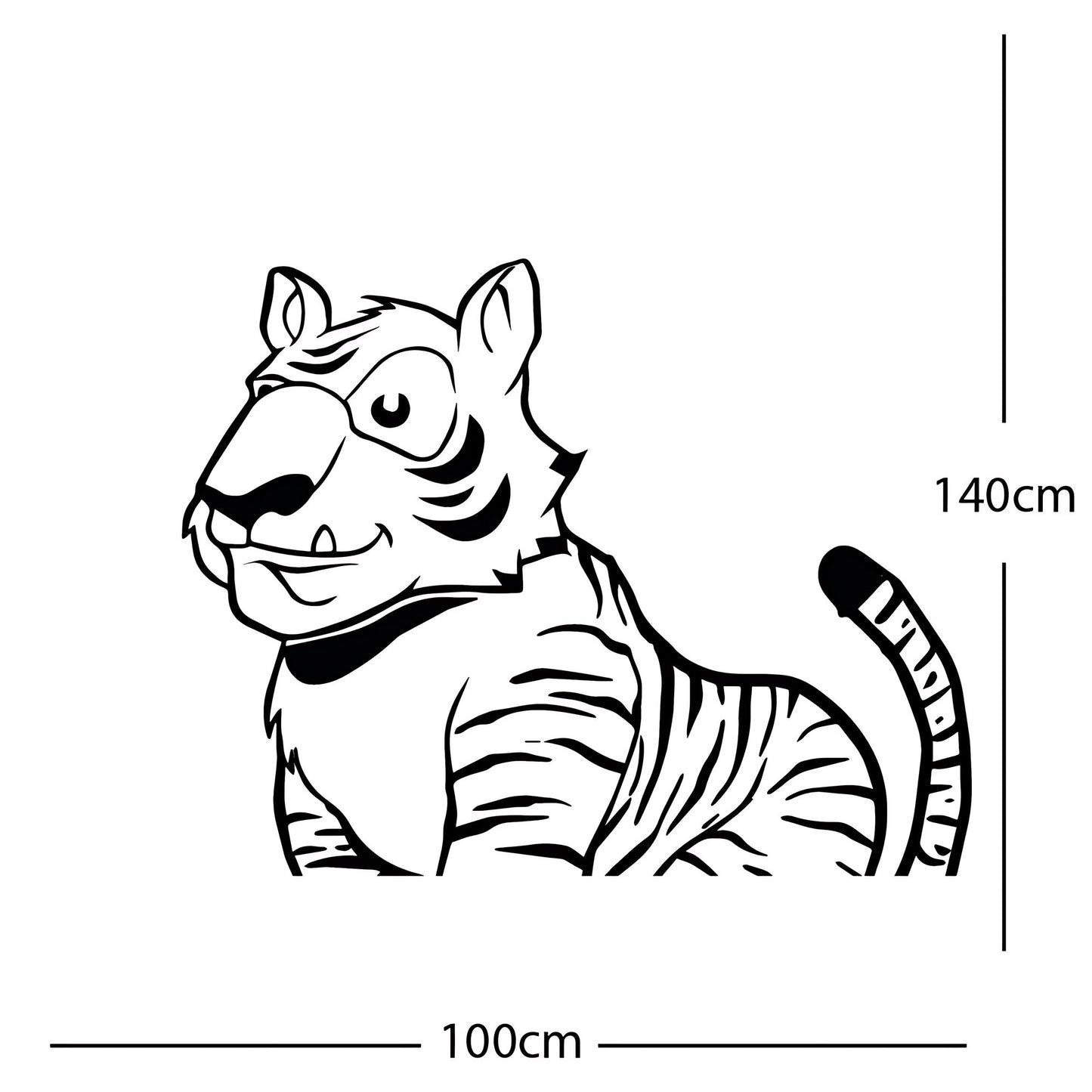 Jungle Tiger - Wall Sticker