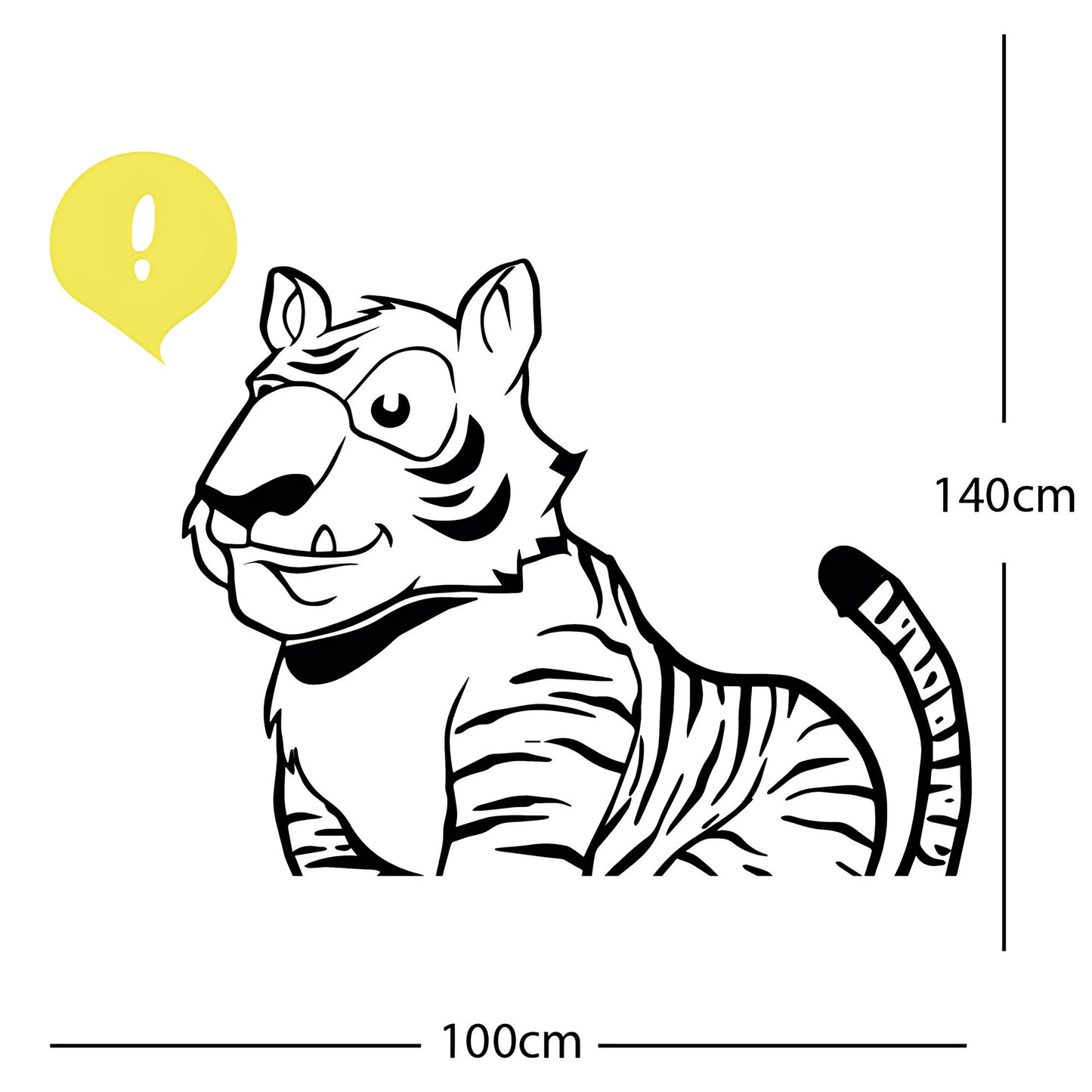 Jungle Tiger - Wall Sticker