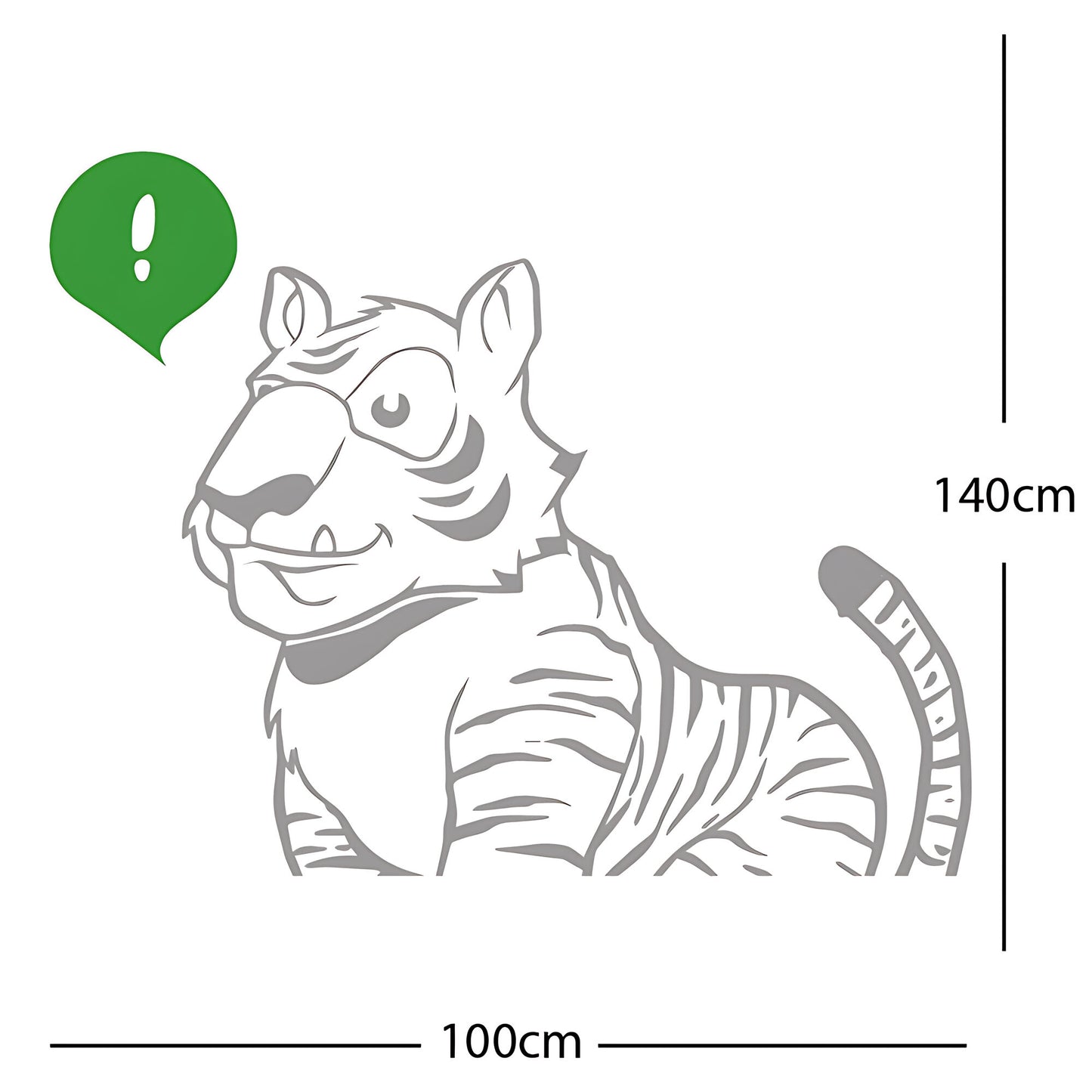 Jungle Tiger - Wall Sticker