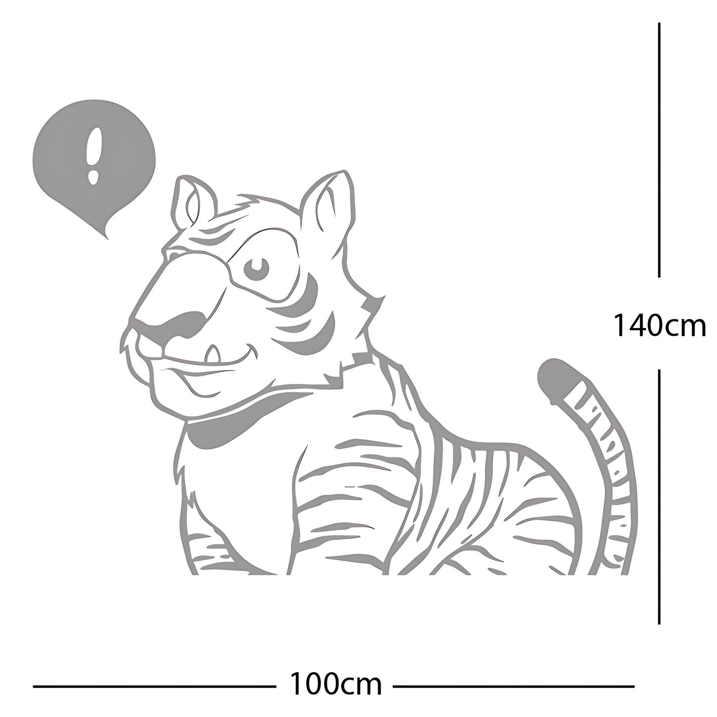 Jungle Tiger - Wall Sticker