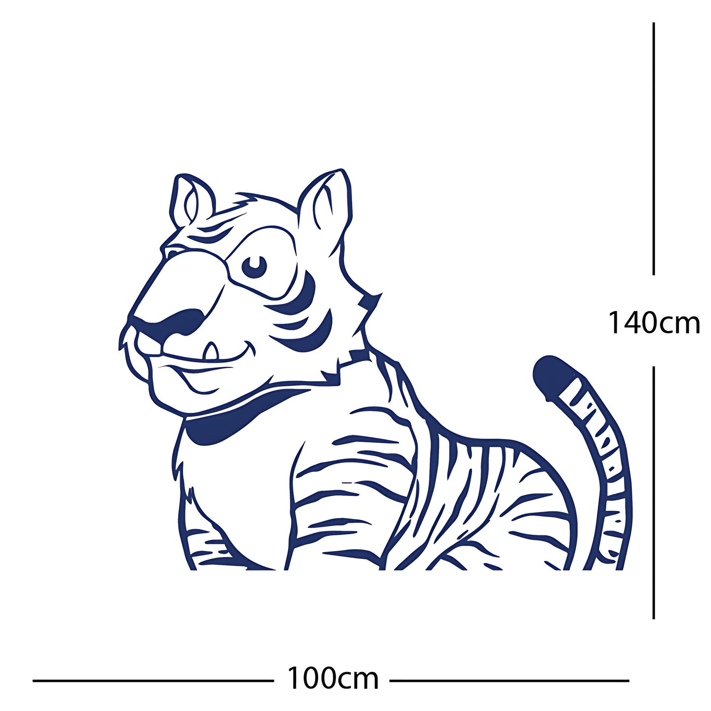 Jungle Tiger - Wall Sticker