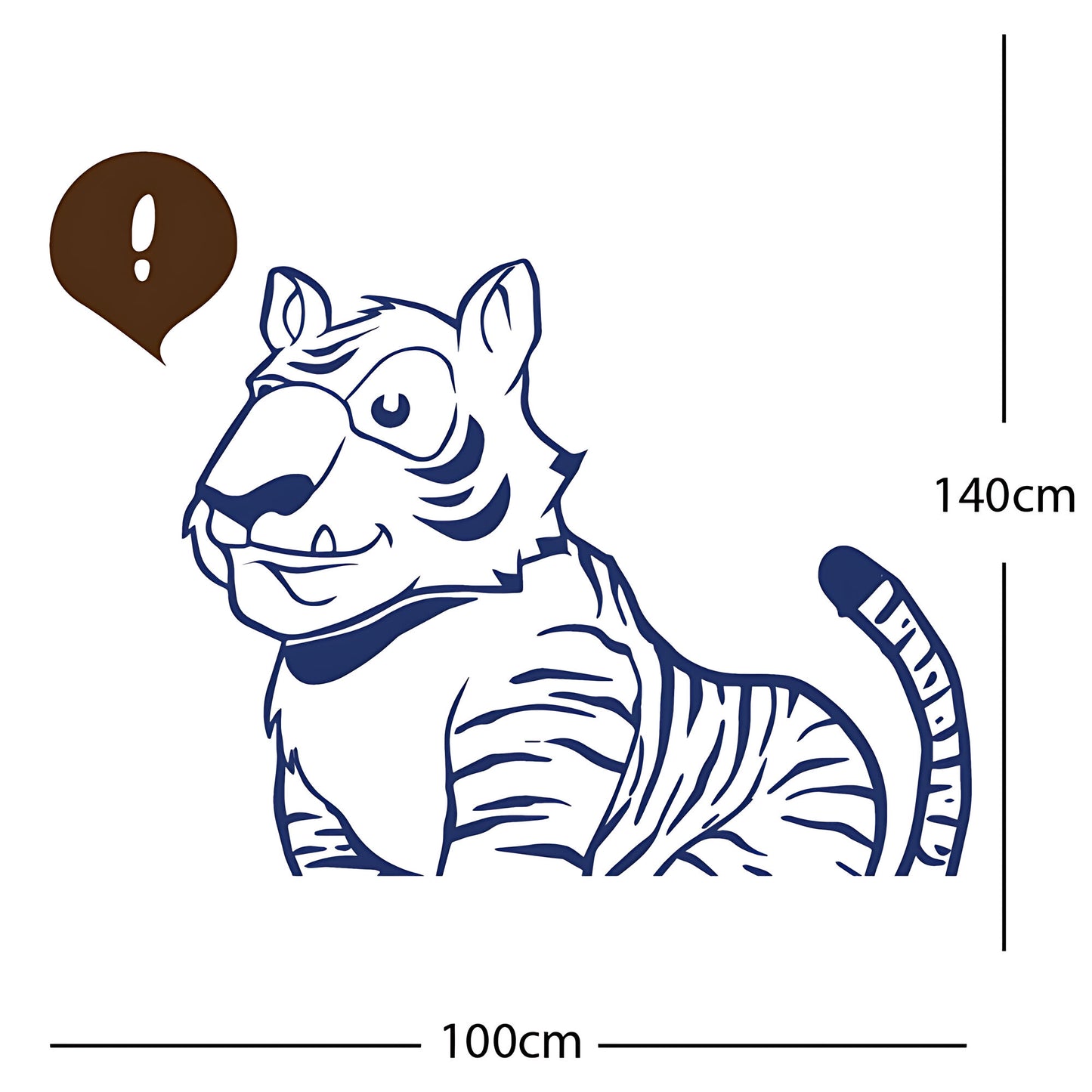 Jungle Tiger - Wall Sticker