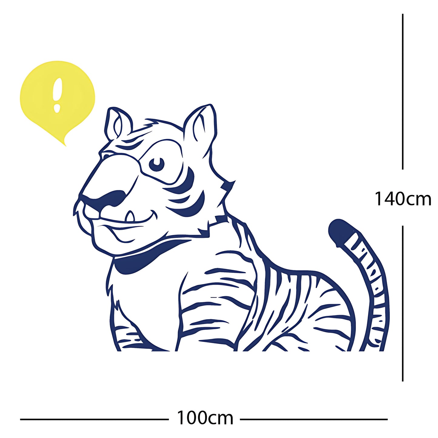 Jungle Tiger - Wall Sticker