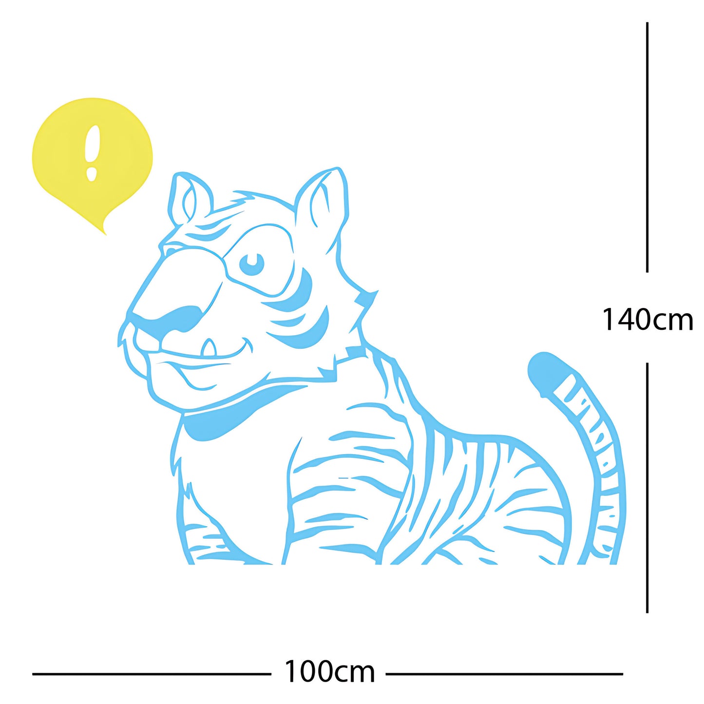 Jungle Tiger - Wall Sticker