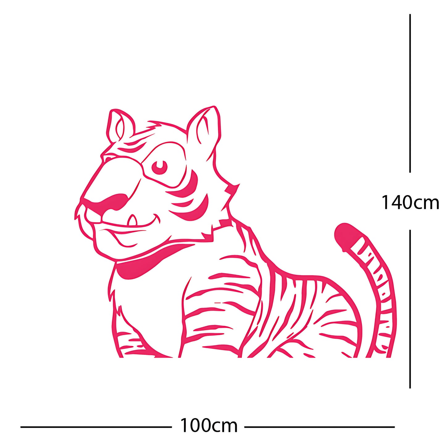 Jungle Tiger - Wall Sticker