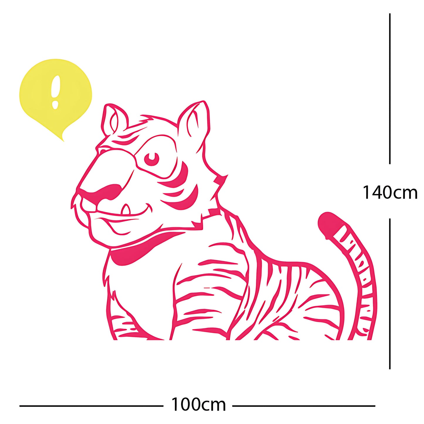 Jungle Tiger - Wall Sticker