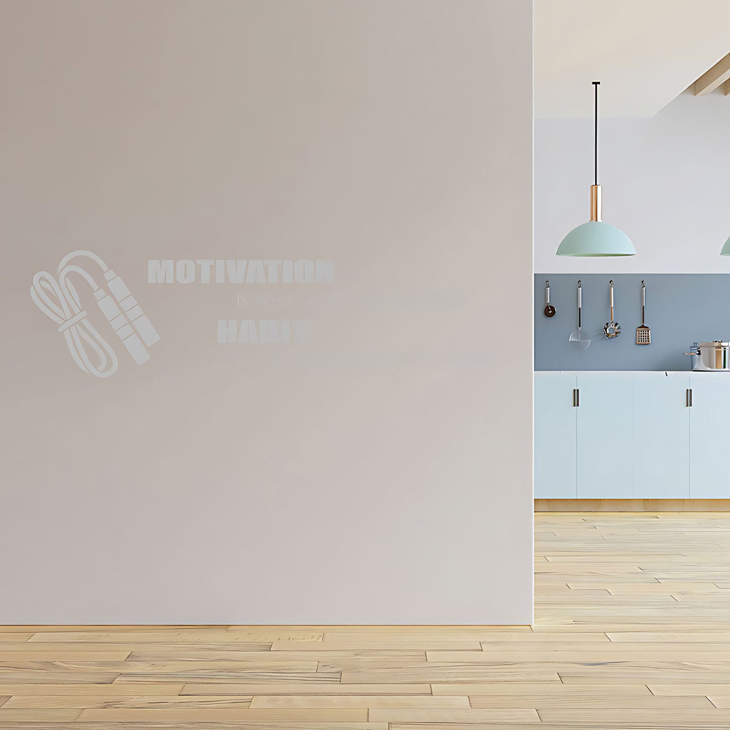 Habit Is What Keeps You Going Wall Sticker - Motivational Sports Decor