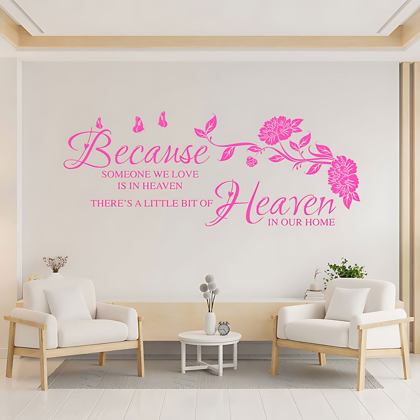 Someone We Love Is in Heaven Wall Sticker - Inspirational Quote