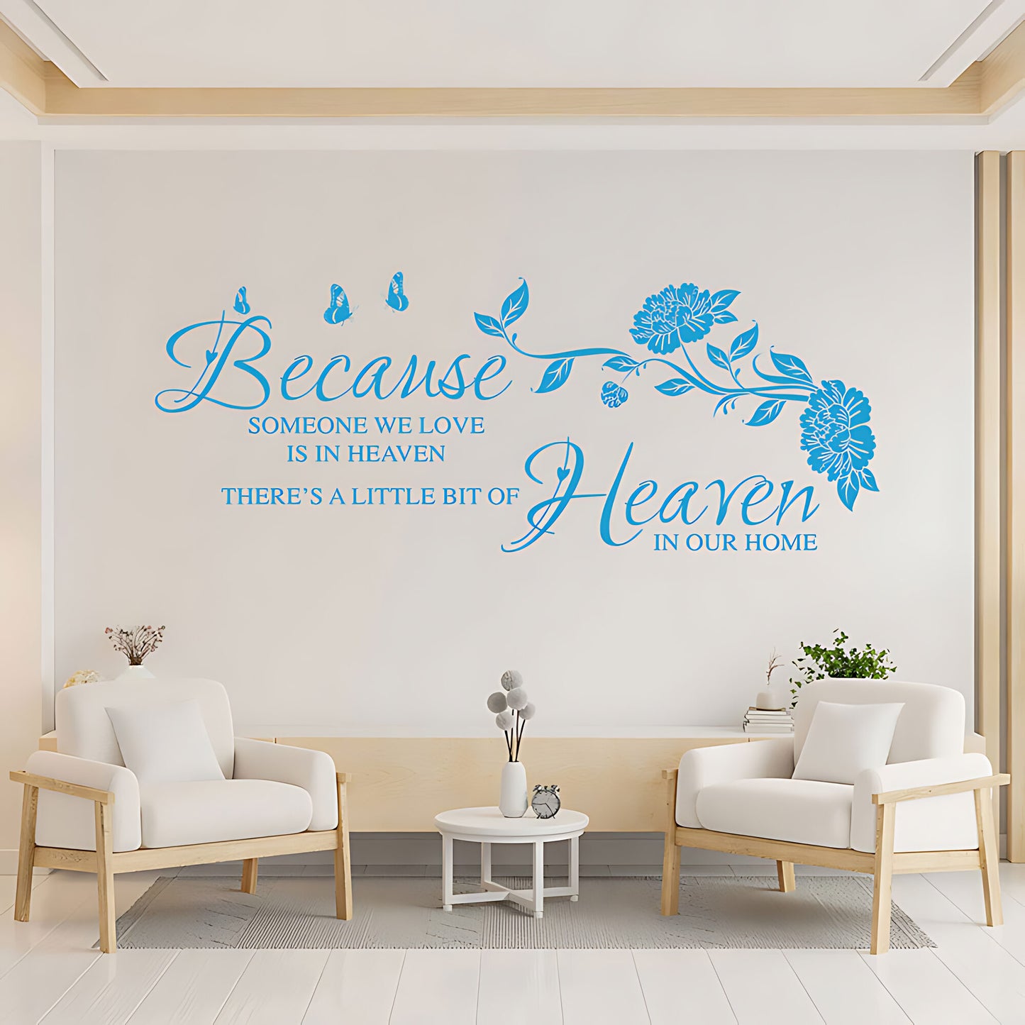 Someone We Love Is in Heaven Wall Sticker - Inspirational Quote