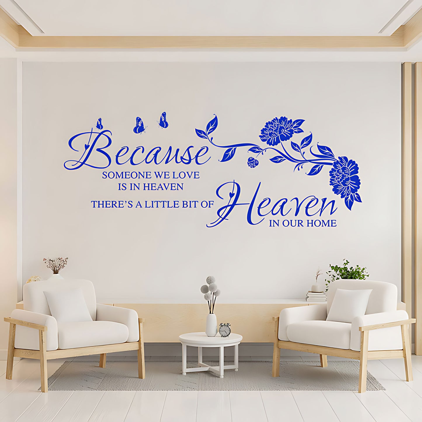 Someone We Love Is in Heaven Wall Sticker - Inspirational Quote