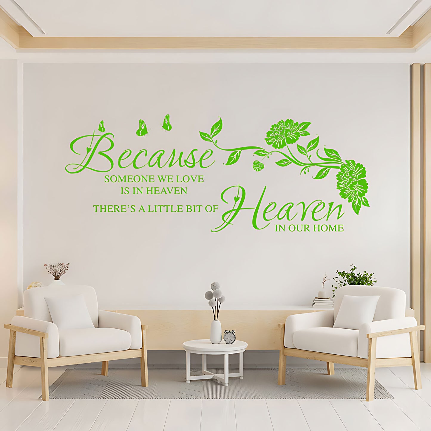 Someone We Love Is in Heaven Wall Sticker - Inspirational Quote