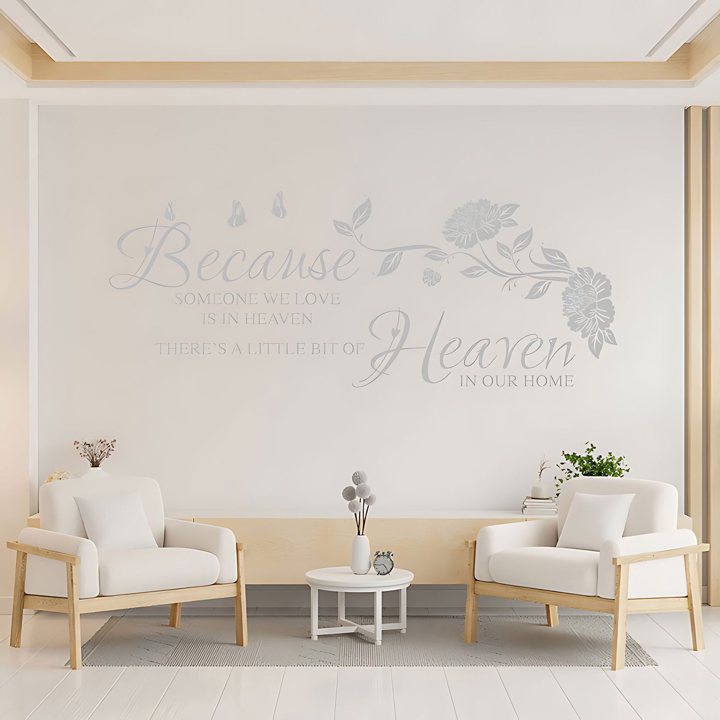 Someone We Love Is in Heaven Wall Sticker - Inspirational Quote