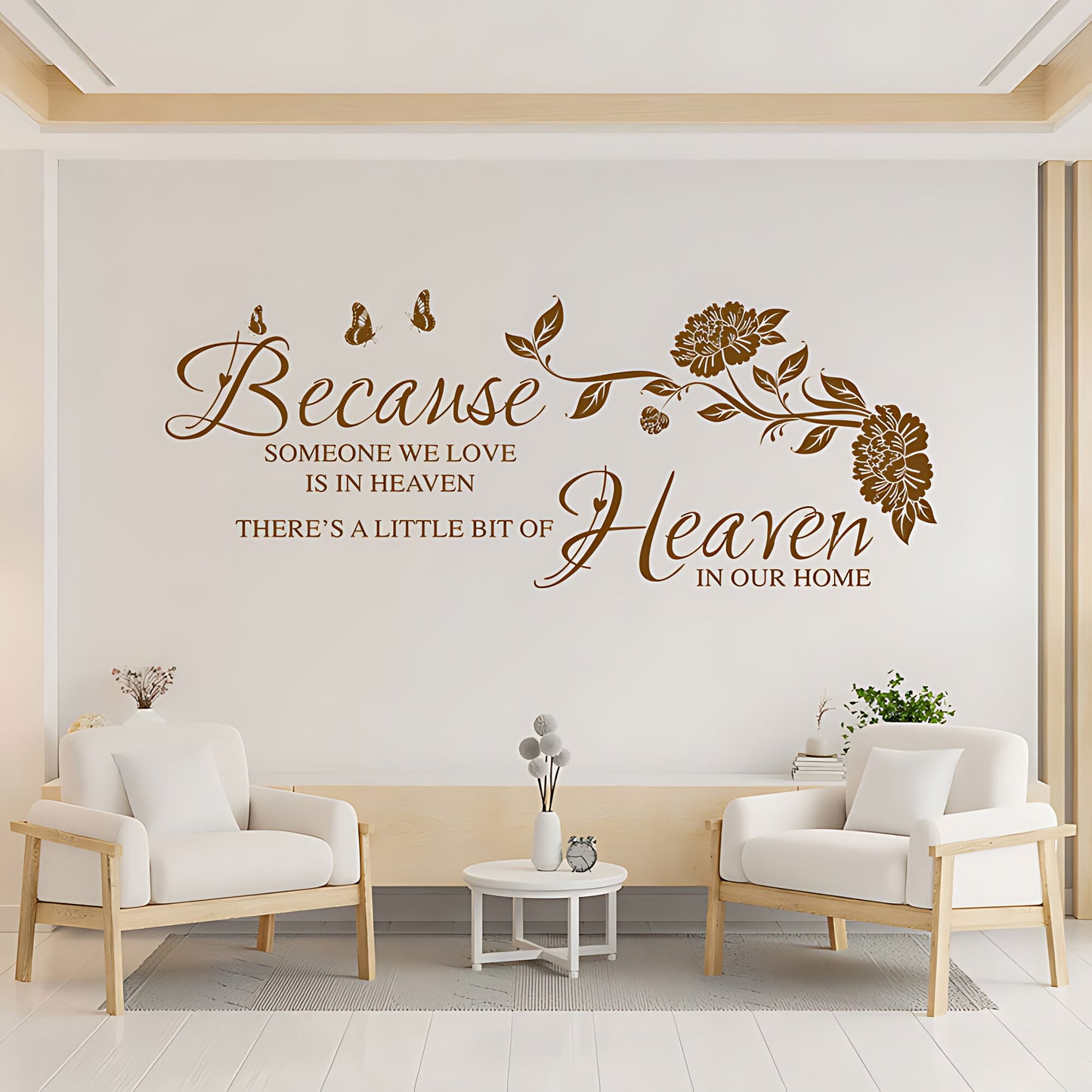 Someone We Love Is in Heaven Wall Sticker - Inspirational Quote